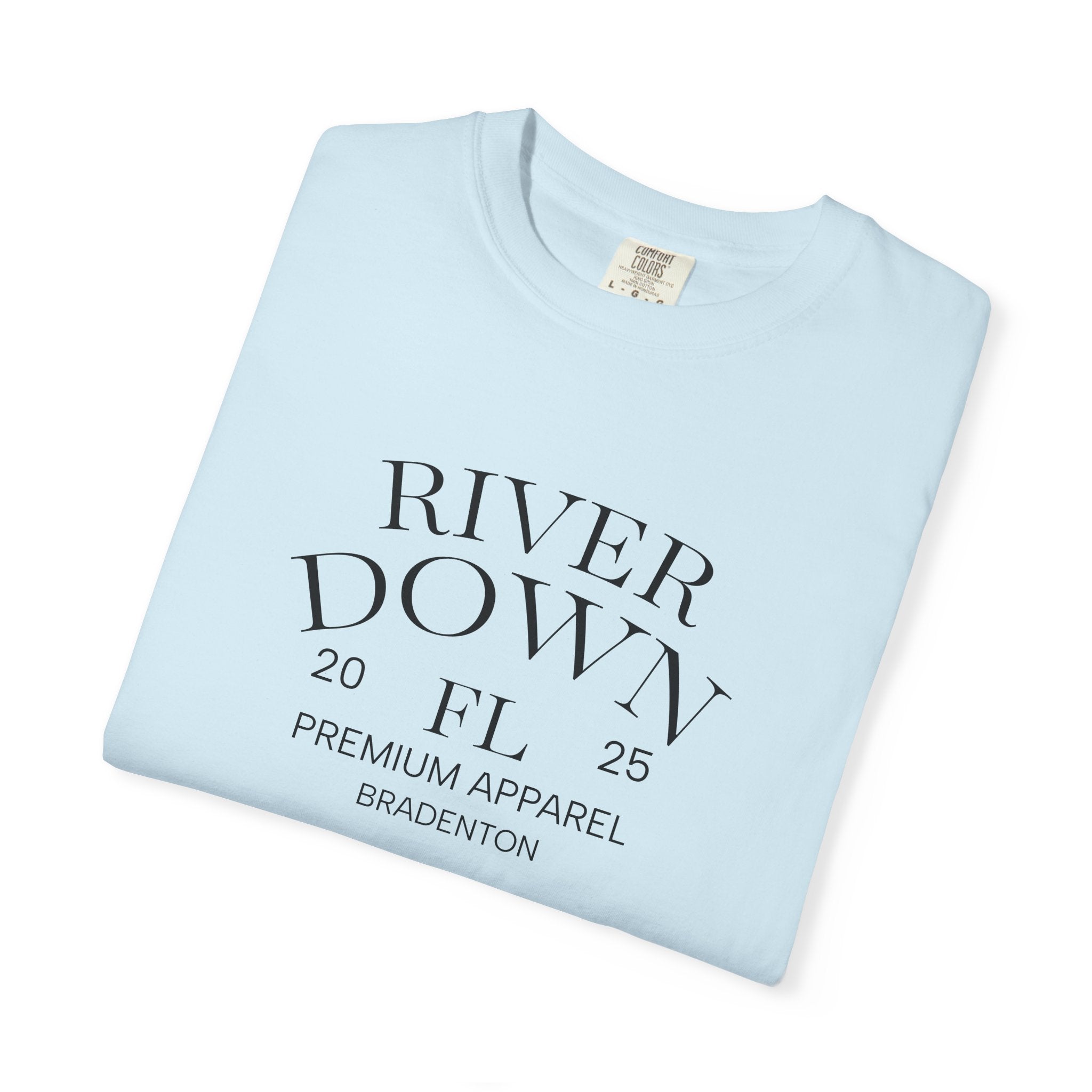 101 -  Tee Multi Colors Monogram R|D Plain Back Classic Tee — Minimalist Initials T-Shirt