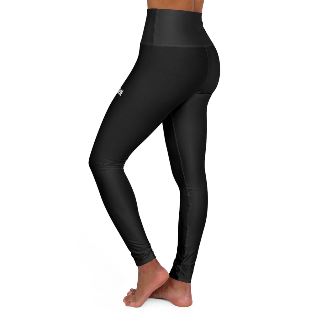 62 - Pants Yoga Night High-Waist Yoga Leggings — Minimal Activewear with Subtle 'RID' Accent