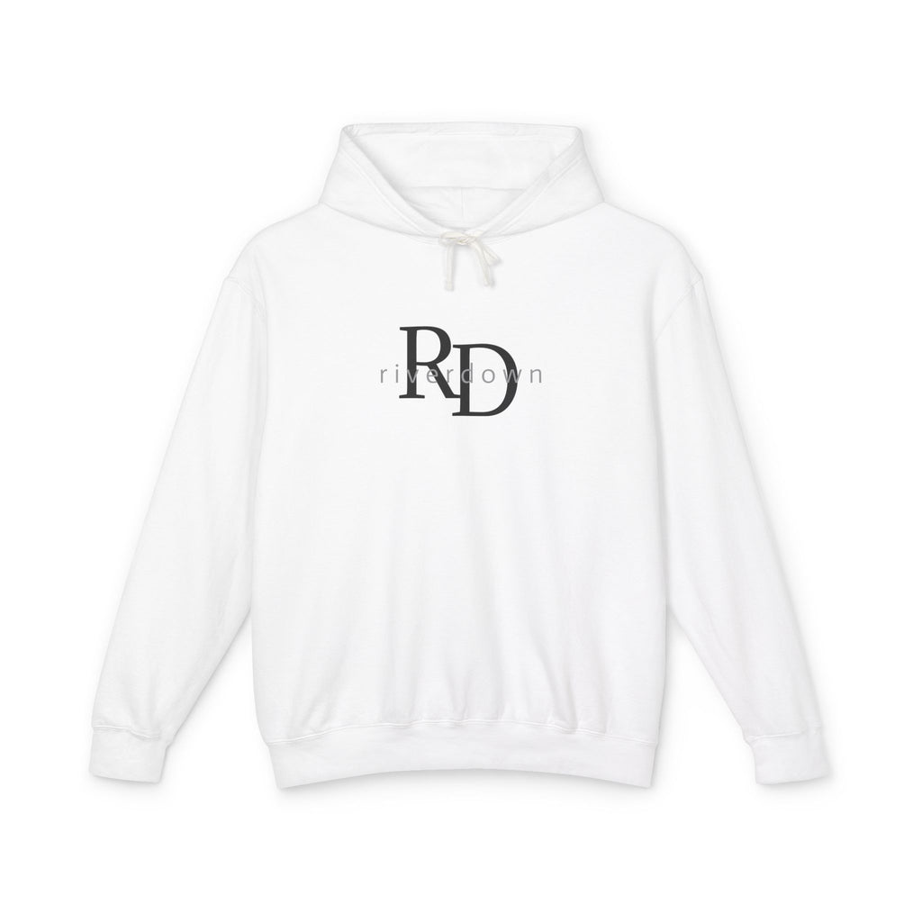 4 - Hoodie Multi Colors Collegiate Logo Hoodie — Lightweight Pastel Blue Sweatshirt