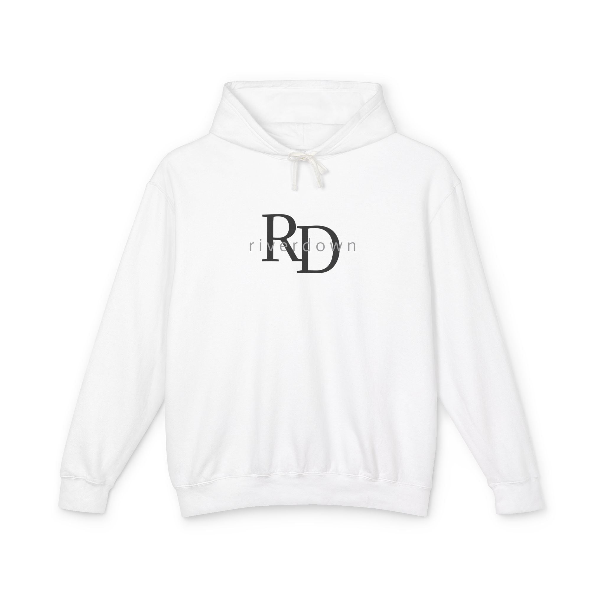 4 - Hoodie Multi Colors Collegiate Logo Hoodie — Lightweight Pastel Blue Sweatshirt
