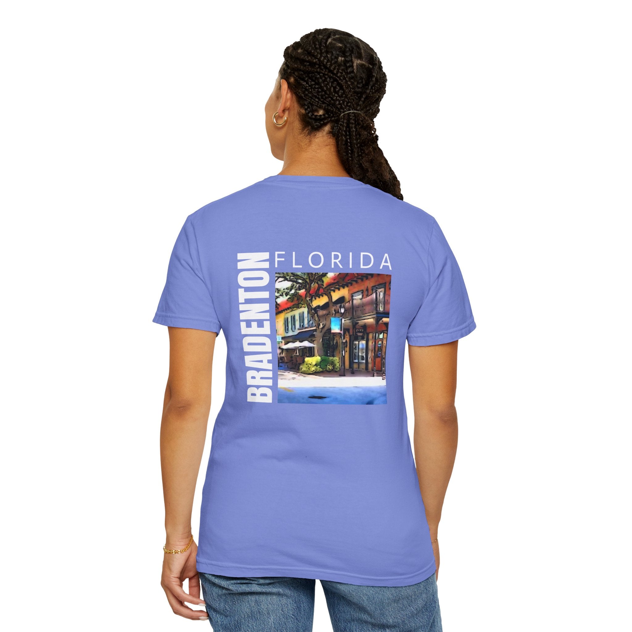 10 - Tee Multi Colors DOWNTOWN Minimalist Initials T-Shirt