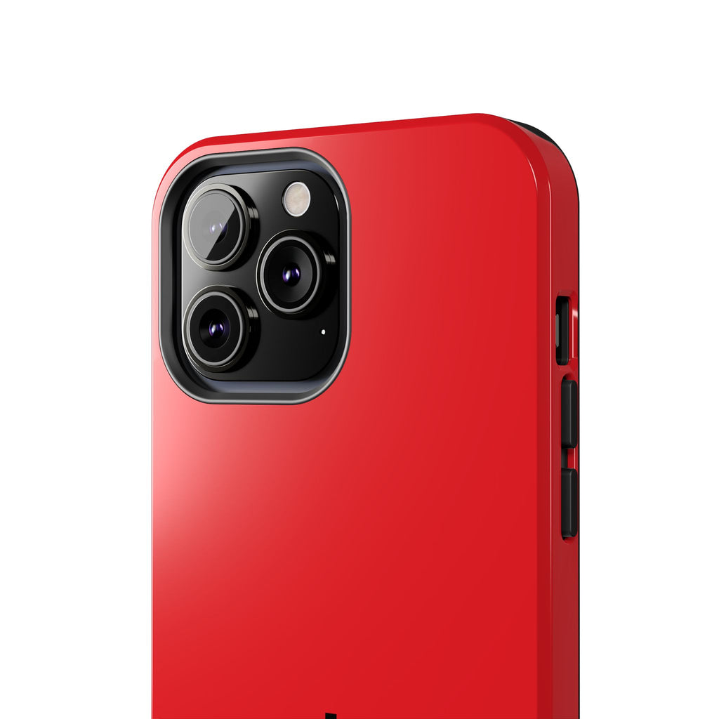 924 - Phone Case Red Berry — Durable Protective Phone Cover with Monogram Logo