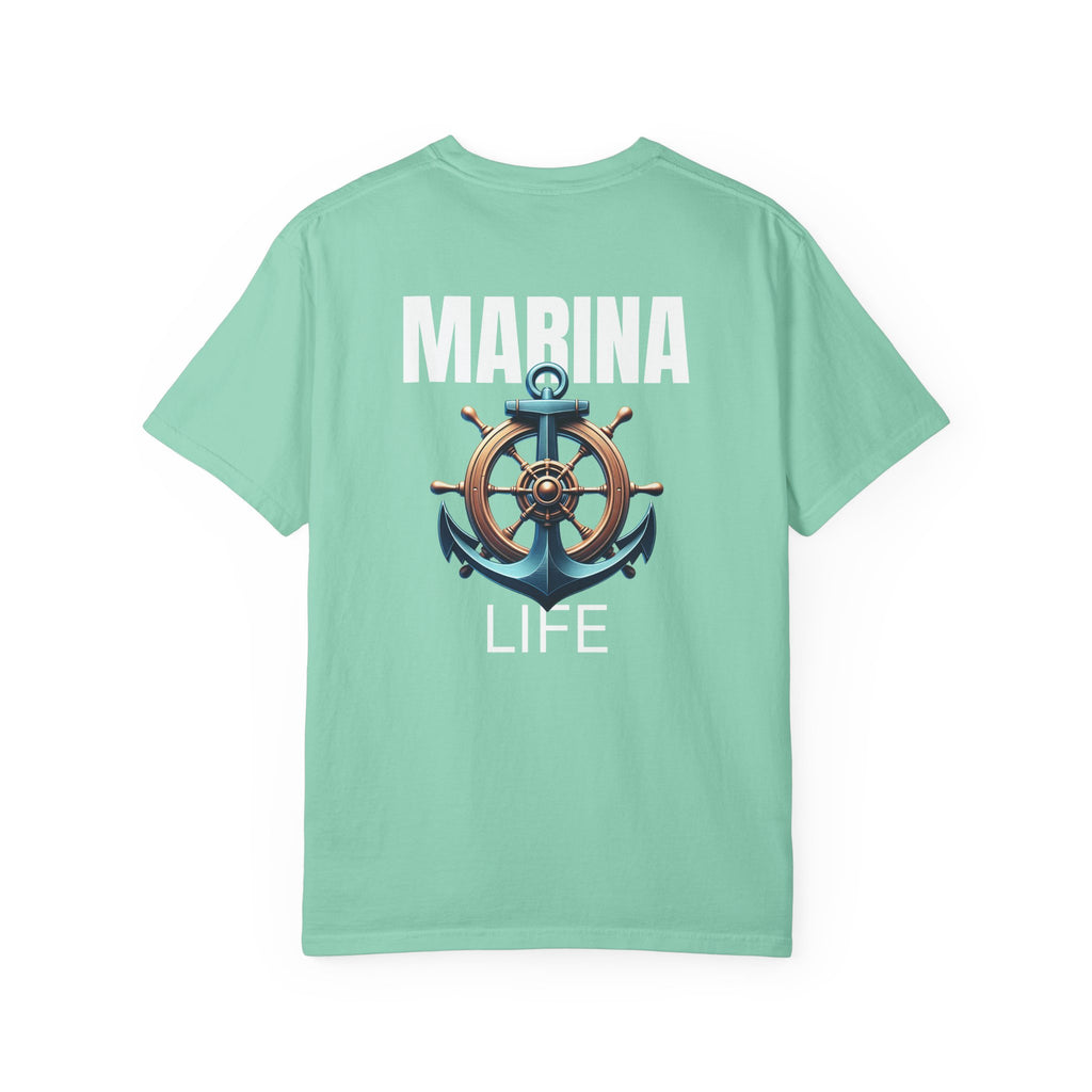 10 - Tee Multi Colors Marina Life 3 -  Minimalist Initials T-Shirt