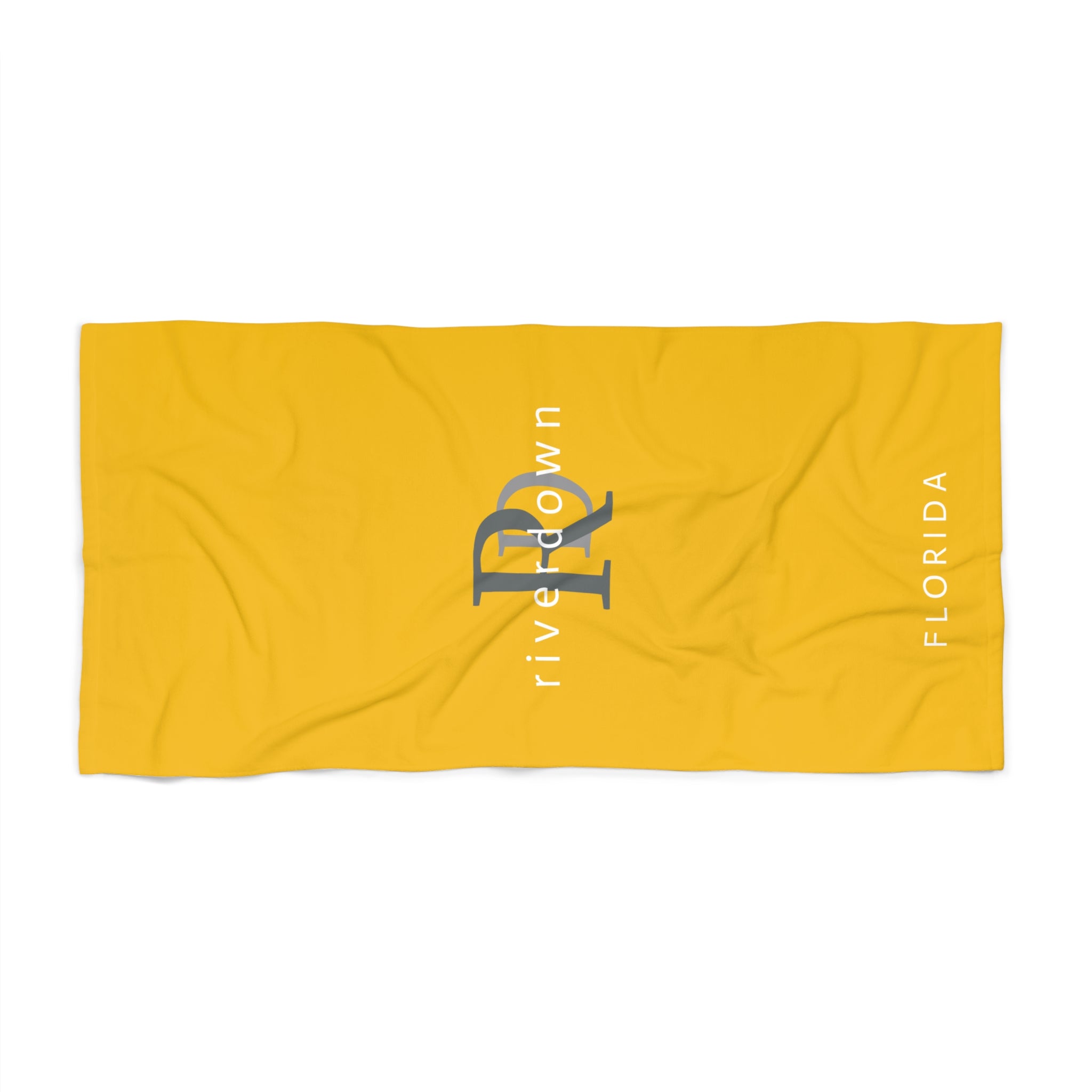 91 - Beach Towel 2 — Minimal Logo Cotton Beach Towel