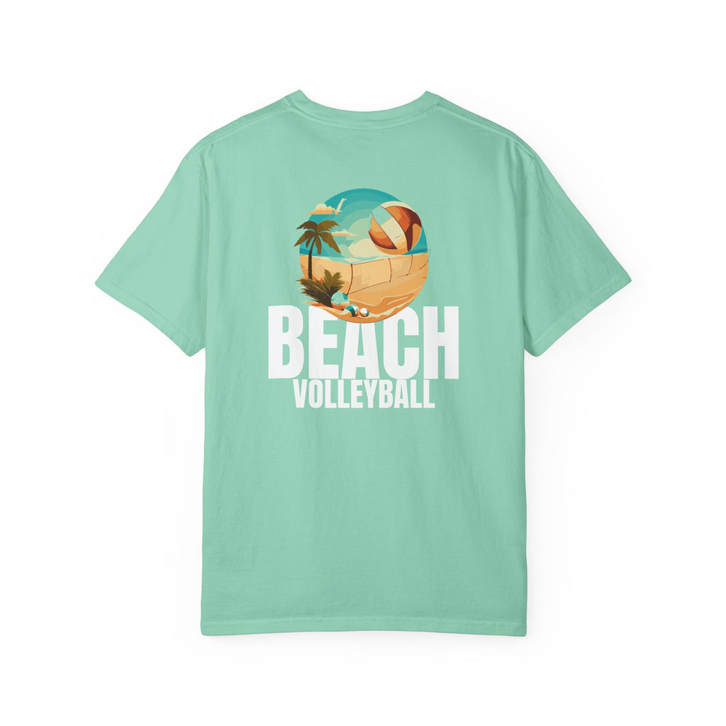 10 - Tee Multi Colors Beach Volleyball Minimalist Initials T-Shirt