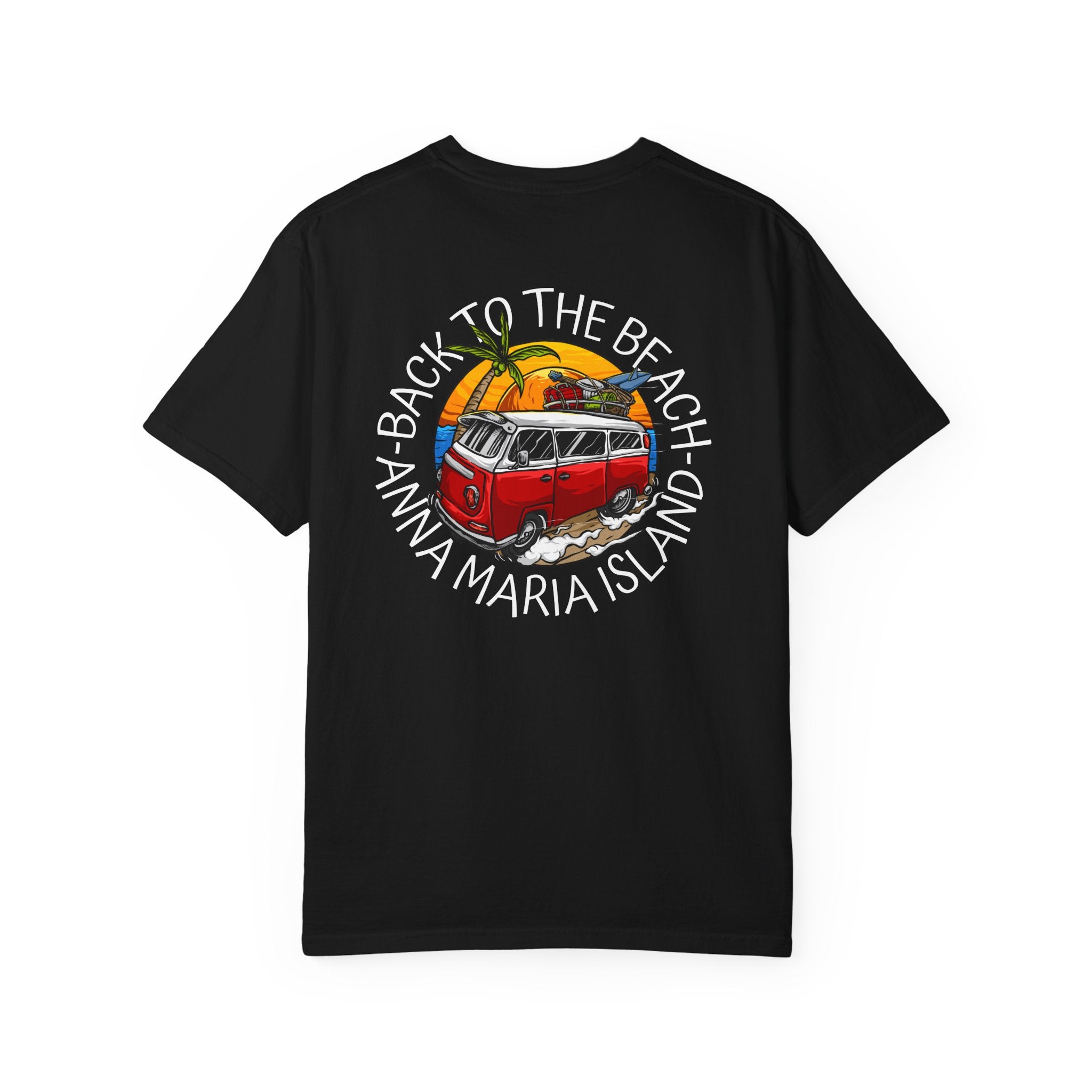 10 - Tee Multi Colors Back to the Beach -  Minimalist Initials T-Shirt