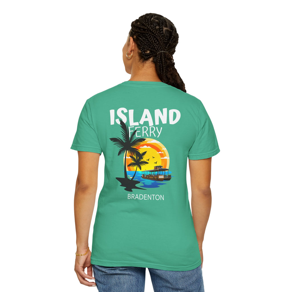 10 - Tee Multi Colors Island Ferry -  Minimalist Initials T-Shirt