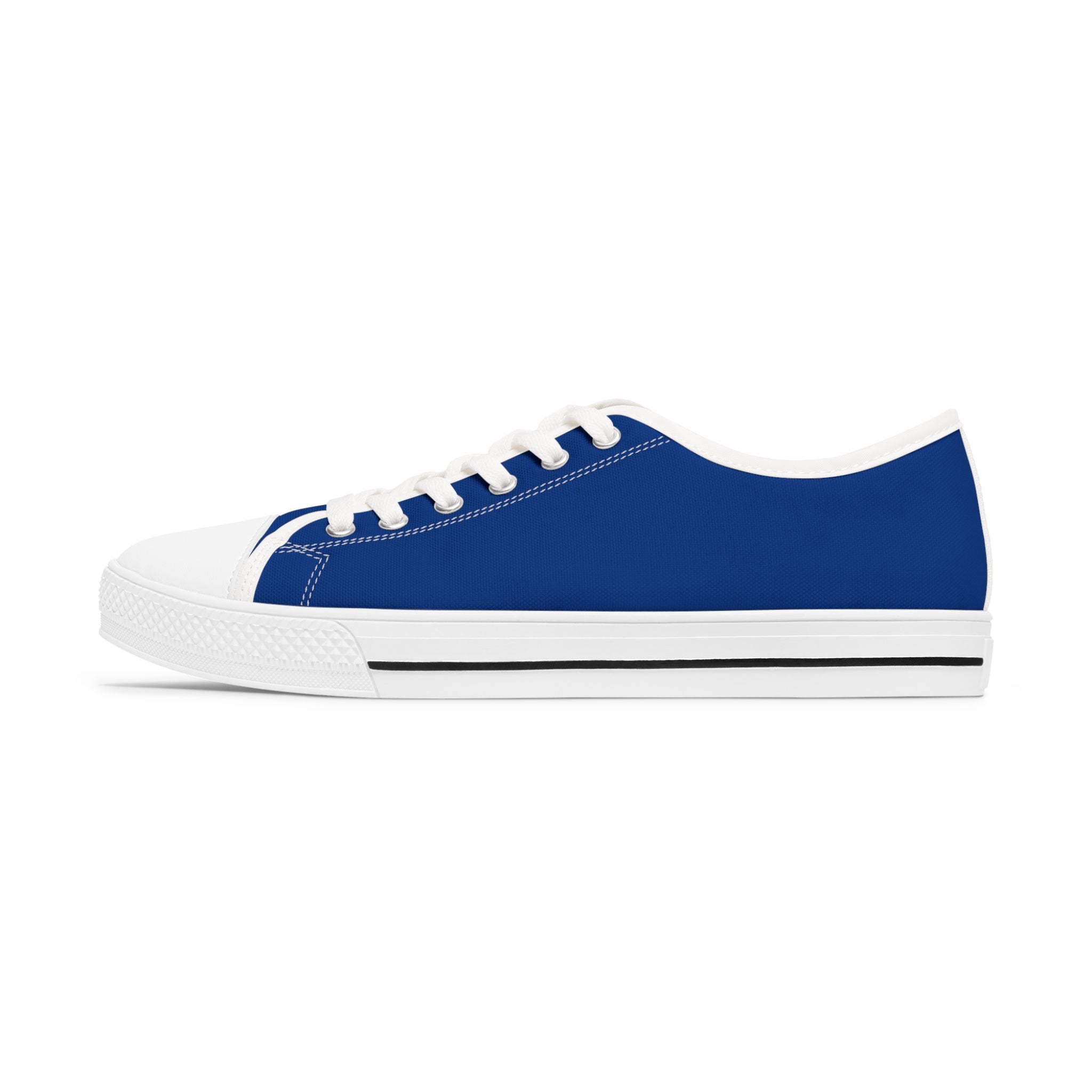 81 - Women’s Deep Blue Low Top Sneakers - Canvas Shoes