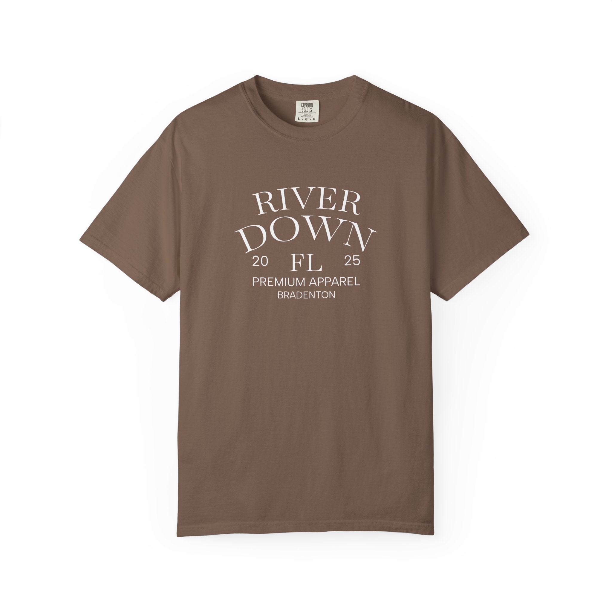 101 -  Tee Multi Colors Monogram R|D Plain Back Classic Tee — Minimalist Initials T-Shirt