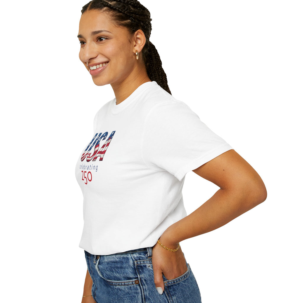10  - Tee Multi Colors USA Celebrating 250 - T-Shirt