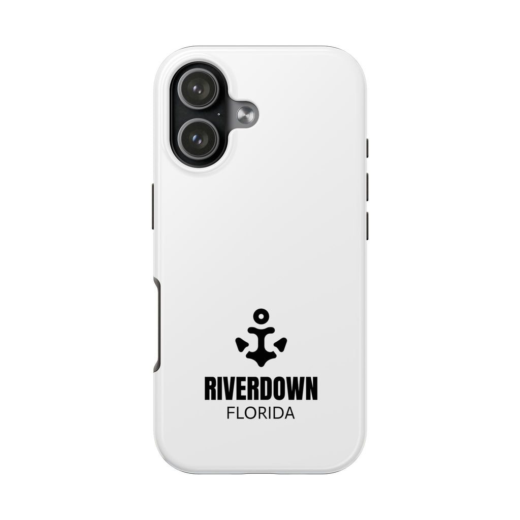 924 - Phone Case White Cap Riverdown Florida Tough Phone Case – Slim Protective iPhone Cover with R|D Logo