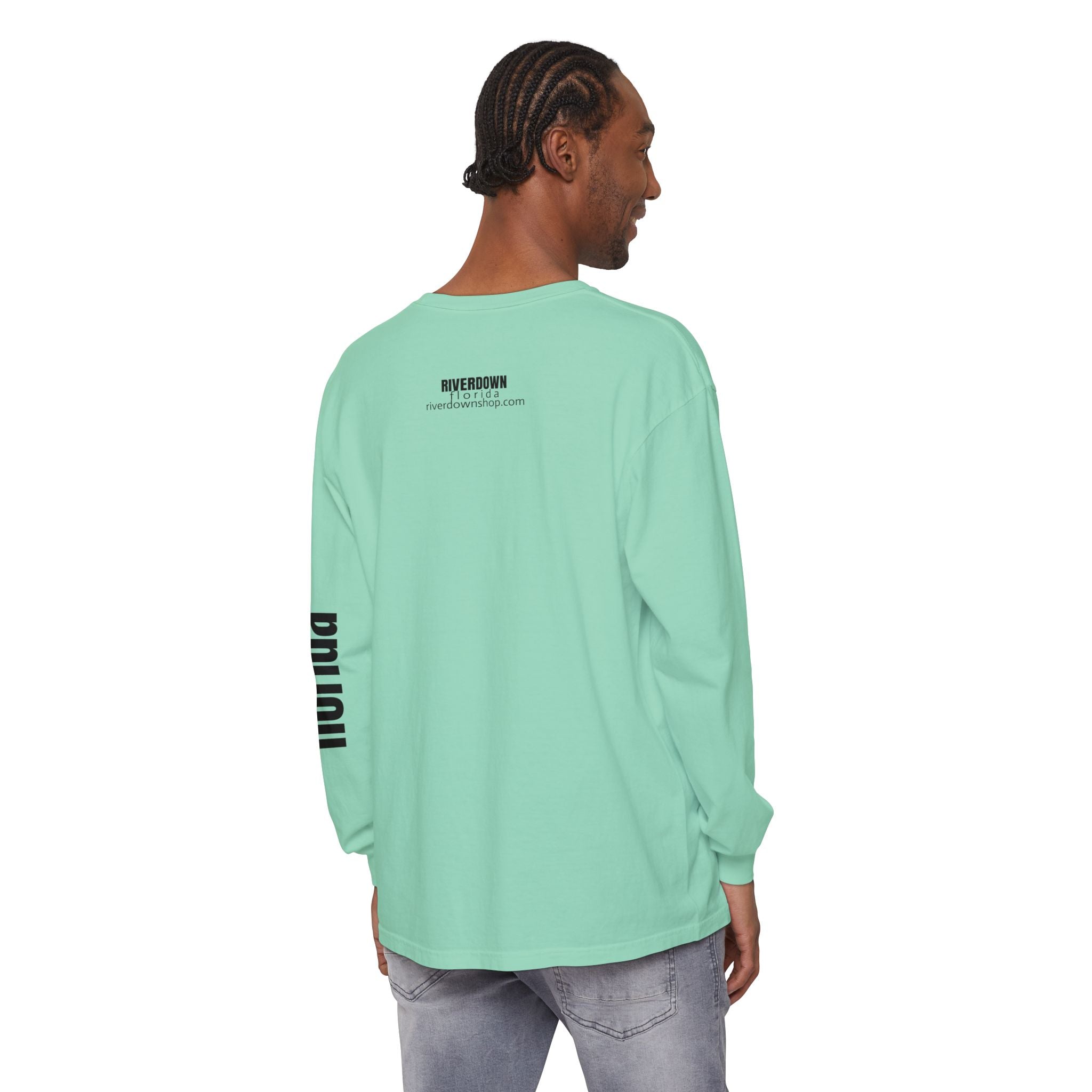 2 - Long Sleeve Tee Multi Colors RD Overlay — Florida Sleeve Graphic