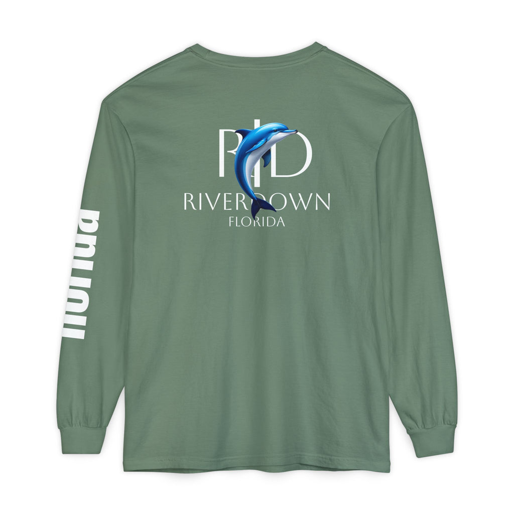 2 - Long Sleeve Tee Multi Colors 'R|D' — Florida Sleeve Graphic