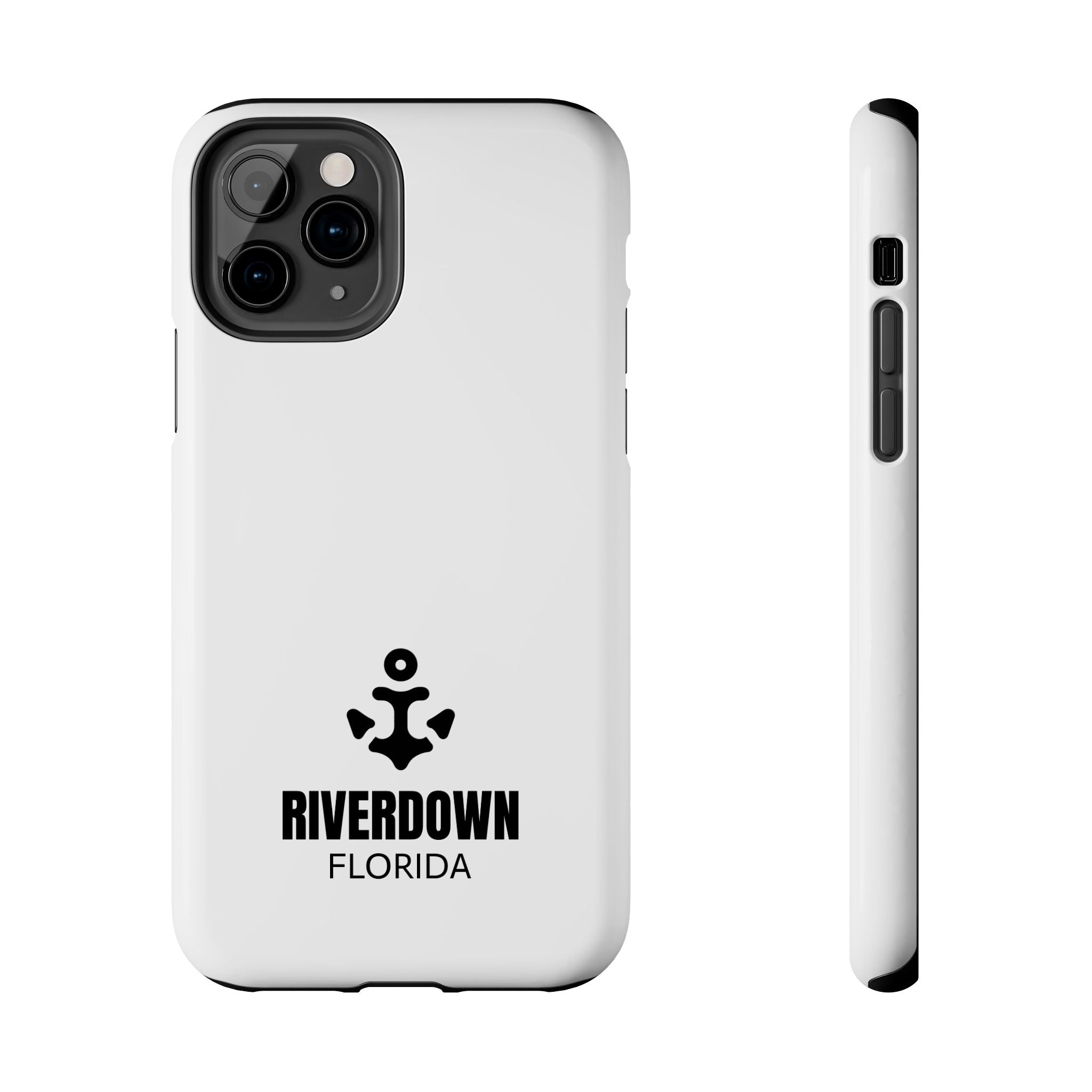 924 - Phone Case White Cap Riverdown Florida Tough Phone Case – Slim Protective iPhone Cover with R|D Logo