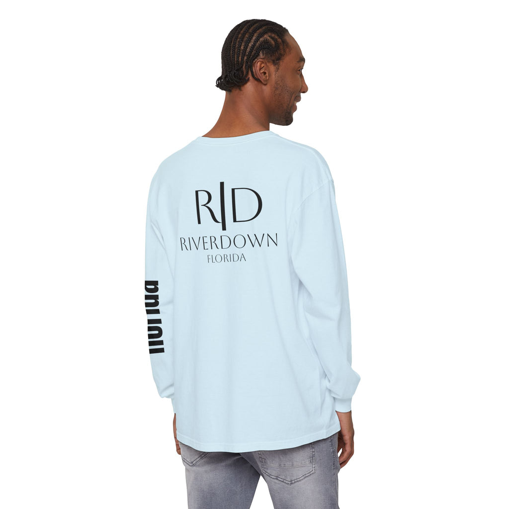 2 - Long Sleeve Tee Multi Colors 'R|D' — Florida Sleeve Graphic
