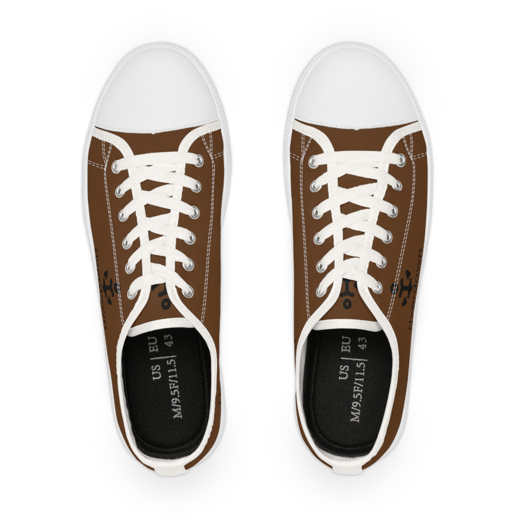 81 - Men's Sailing Anchor - Low Top Sneakers —Canvas Shoes with Rivertown Anchor
