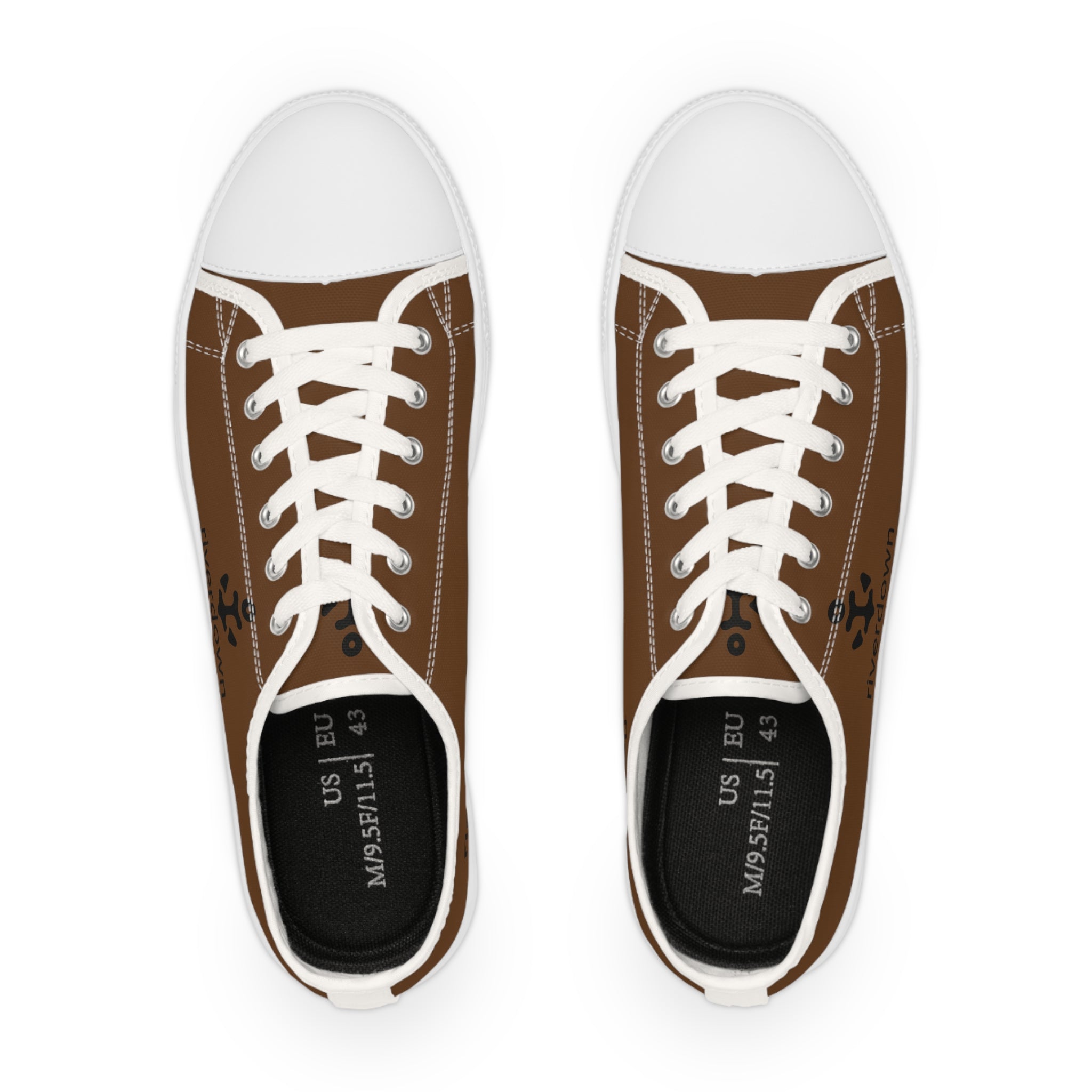 81 - Men's Sailing Anchor - Low Top Sneakers —Canvas Shoes with Rivertown Anchor