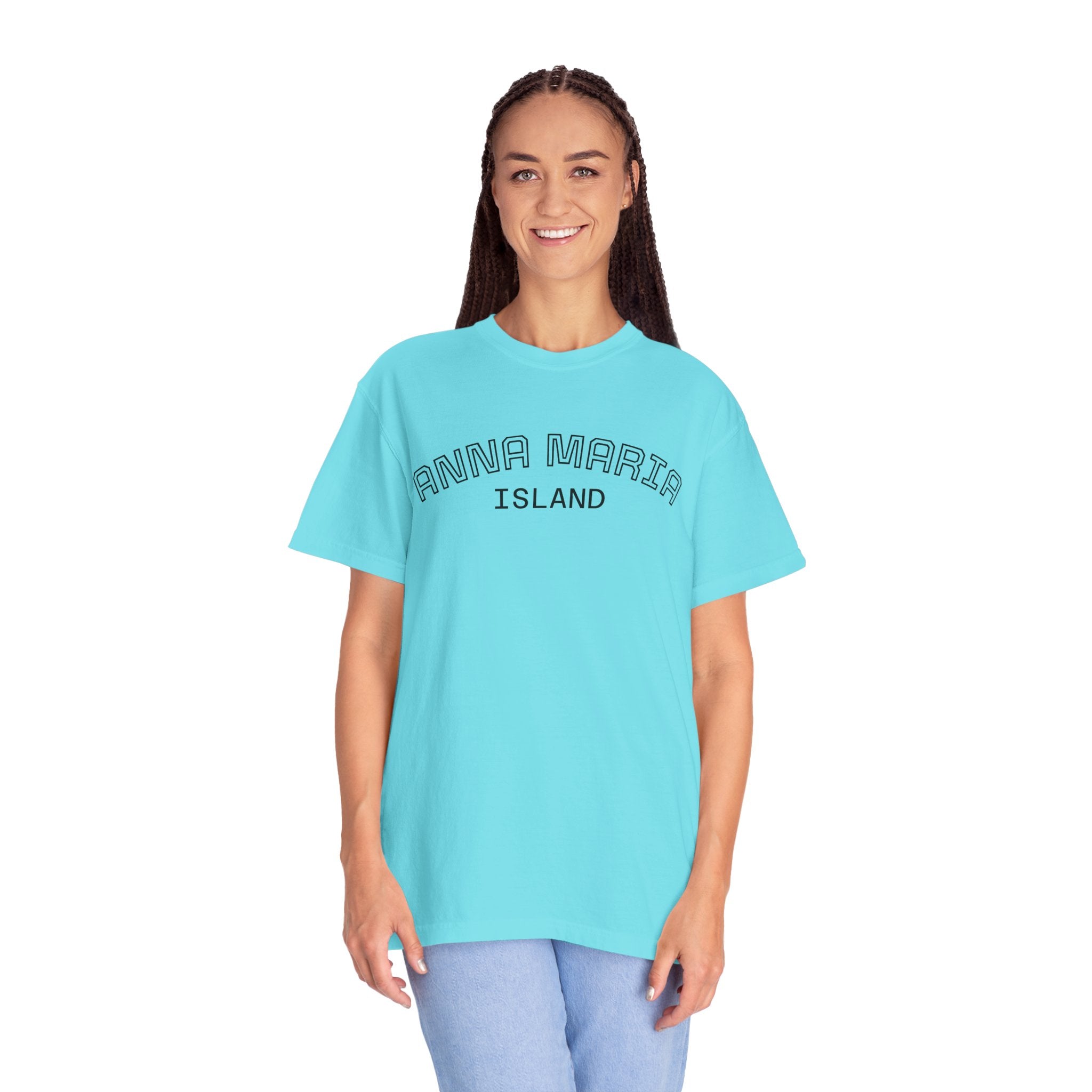 101 -  Tee Multi Colors Island Classic Tee — Minimalist Initials T-Shirt
