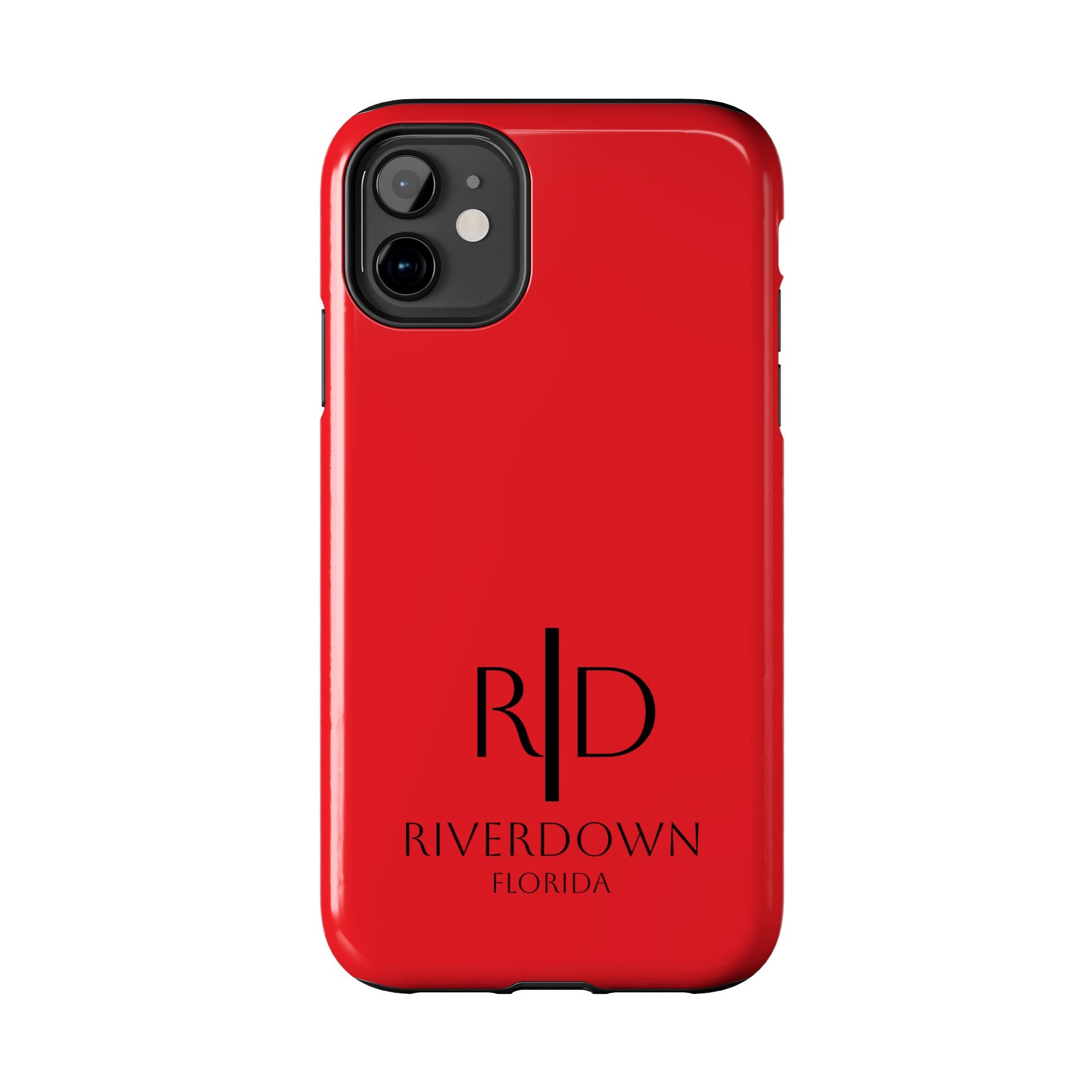 924 - Phone Case Red Berry — Durable Protective Phone Cover with Monogram Logo