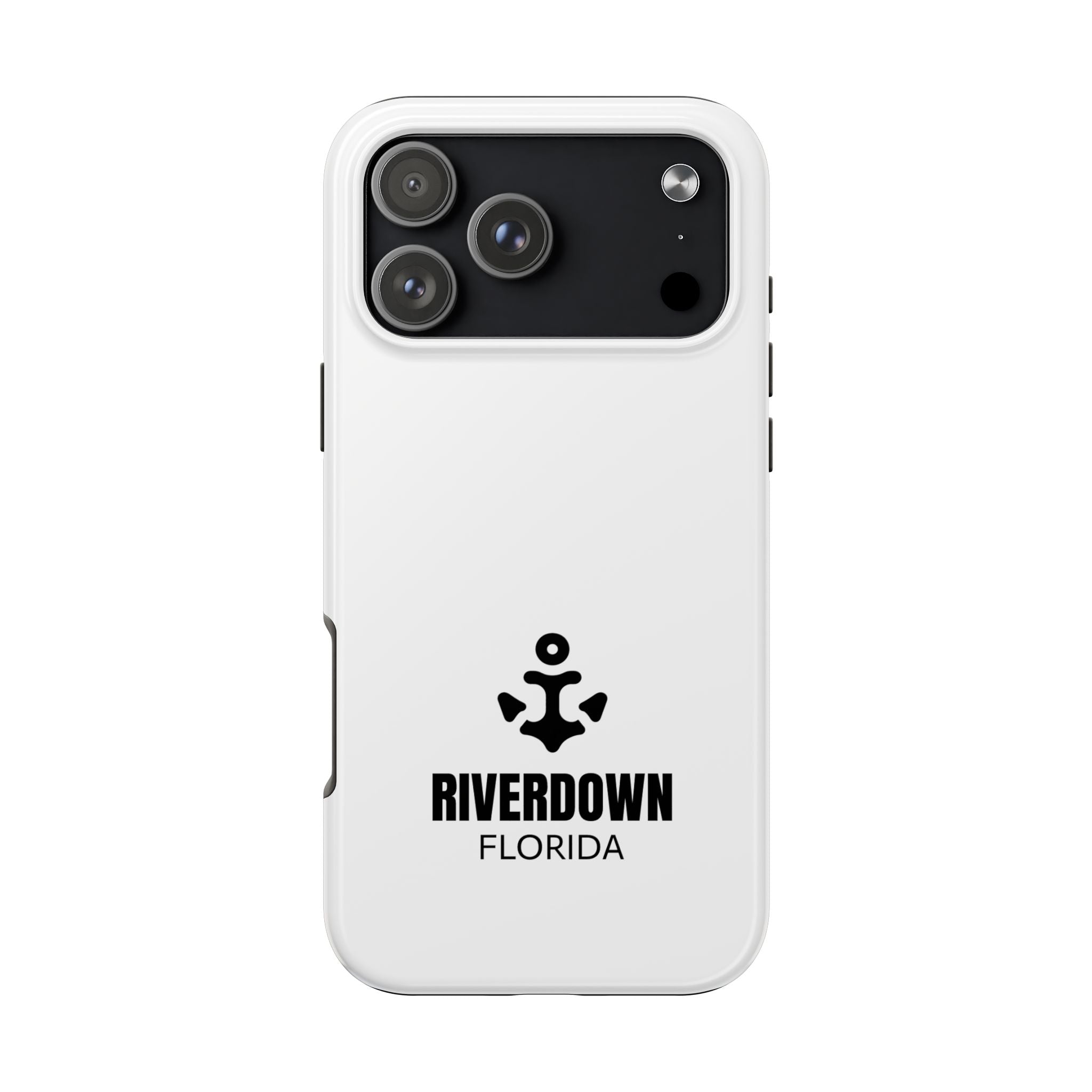 924 - Phone Case White Cap Riverdown Florida Tough Phone Case – Slim Protective iPhone Cover with R|D Logo