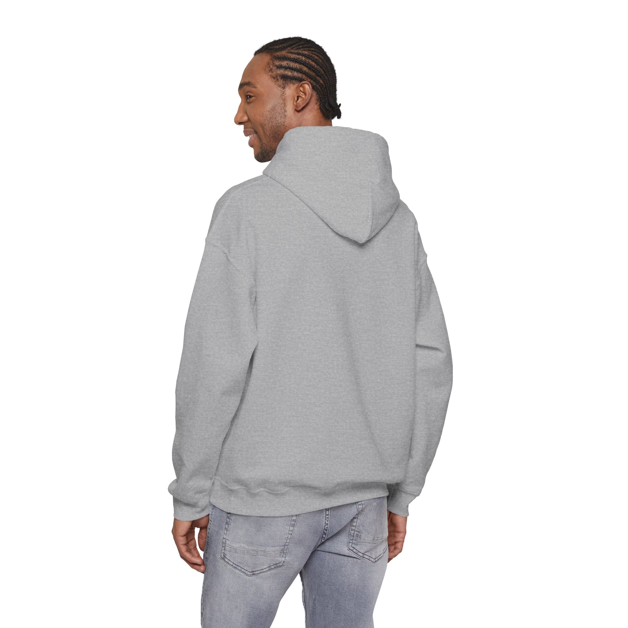 4 - Unisex Heavy RD Overlay Hooded Sweatshirt