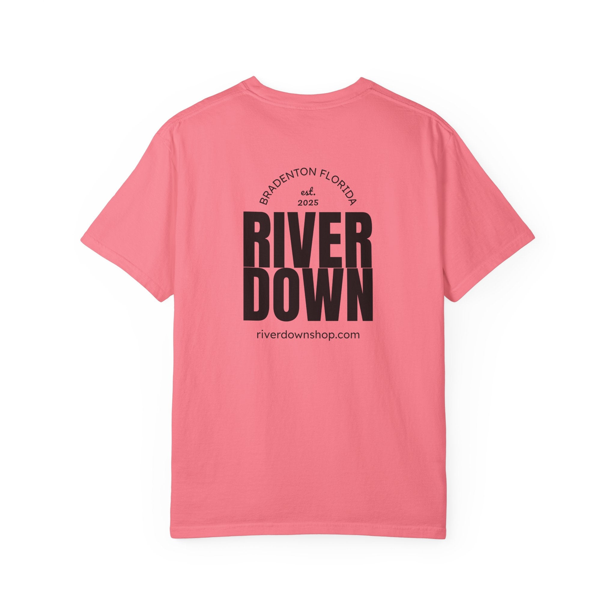 101 - Tee Multi Colors Monogram R|D River Down Shop Classic Tee — Minimalist Initials T-Shirt