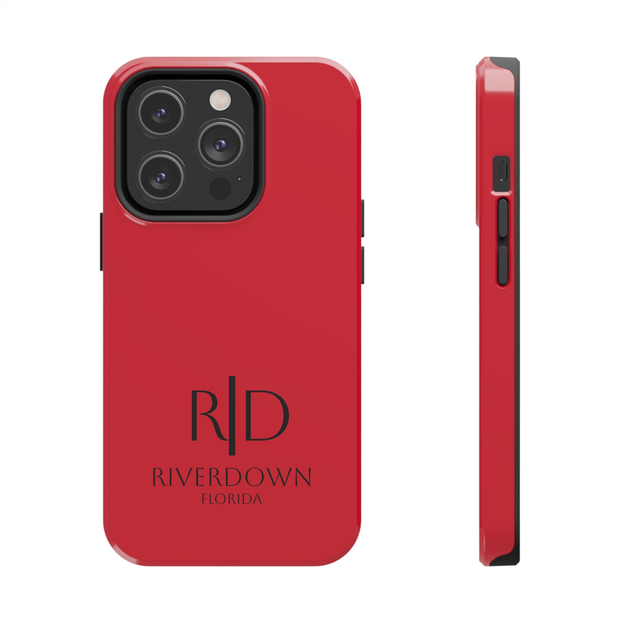 924 - Phone Case Red Berry Riverdown Florida Tough Phone Case – Slim Protective iPhone Cover with R|D Logo