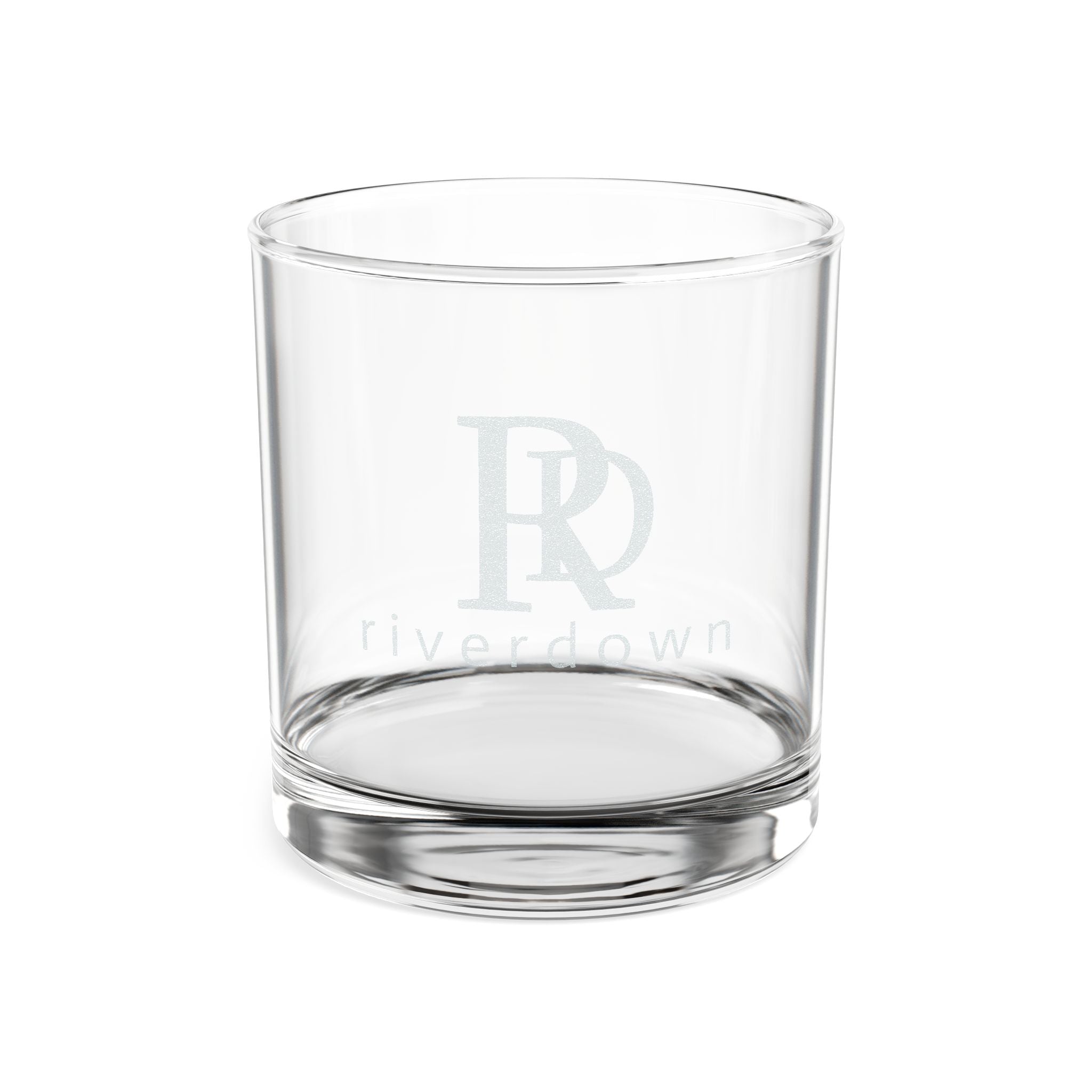 922 - Engraved Glass 10.5oz — Personalized Monogram 'RD' Rocks Glass