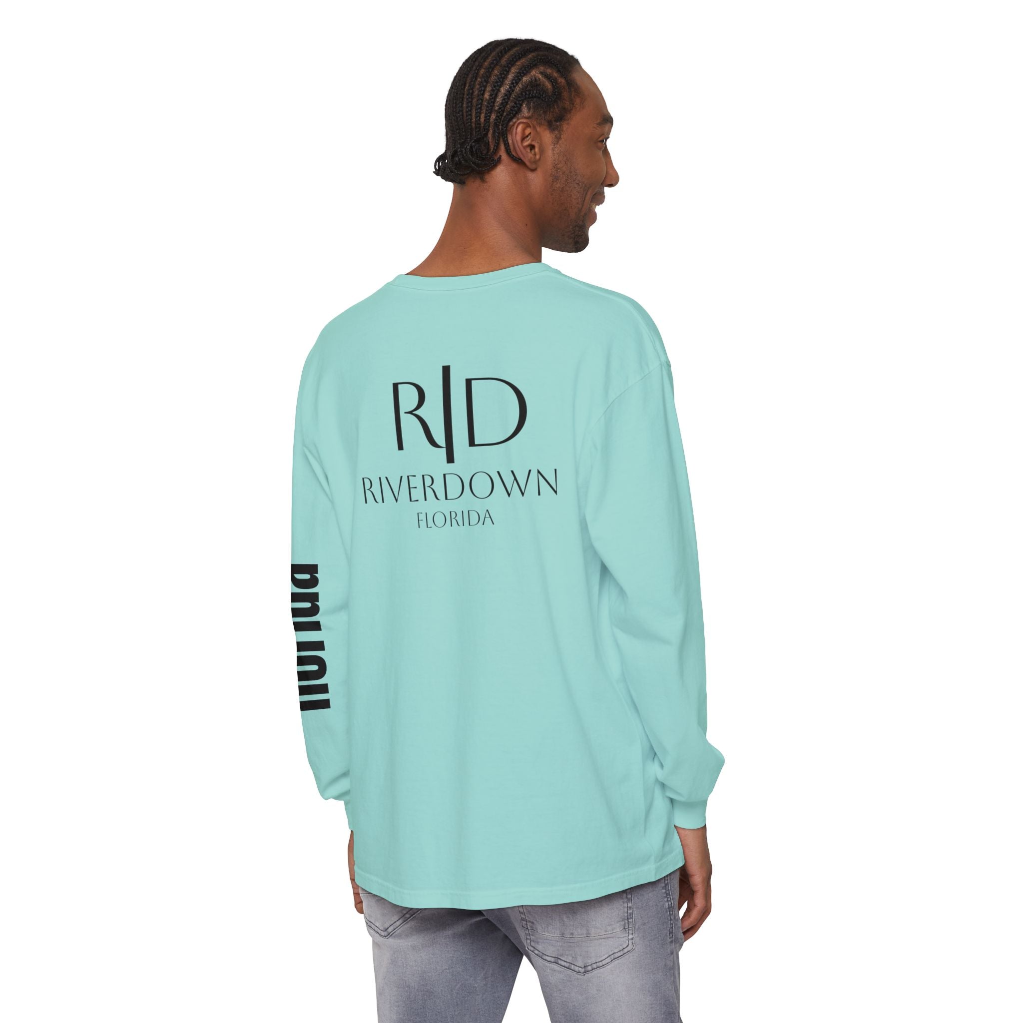 2 - Long Sleeve Tee Multi Colors 'R|D' — Florida Sleeve Graphic
