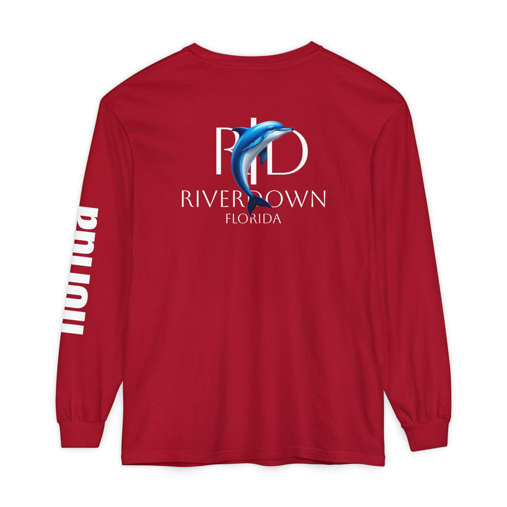 2 - Long Sleeve Tee Multi Colors 'R|D' — Florida Sleeve Graphic