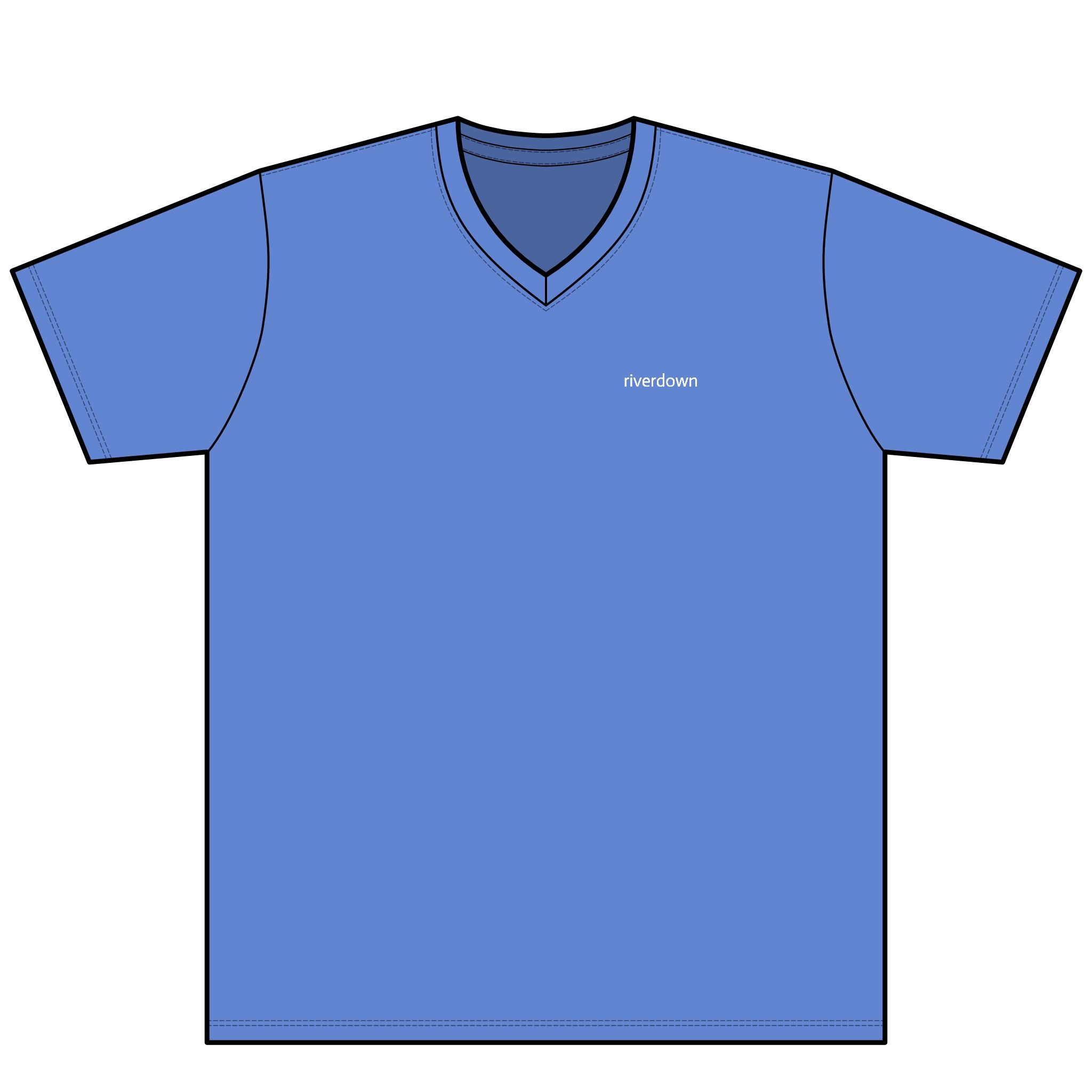 11 - Tee V-Neck Multi Colors — Riverdown