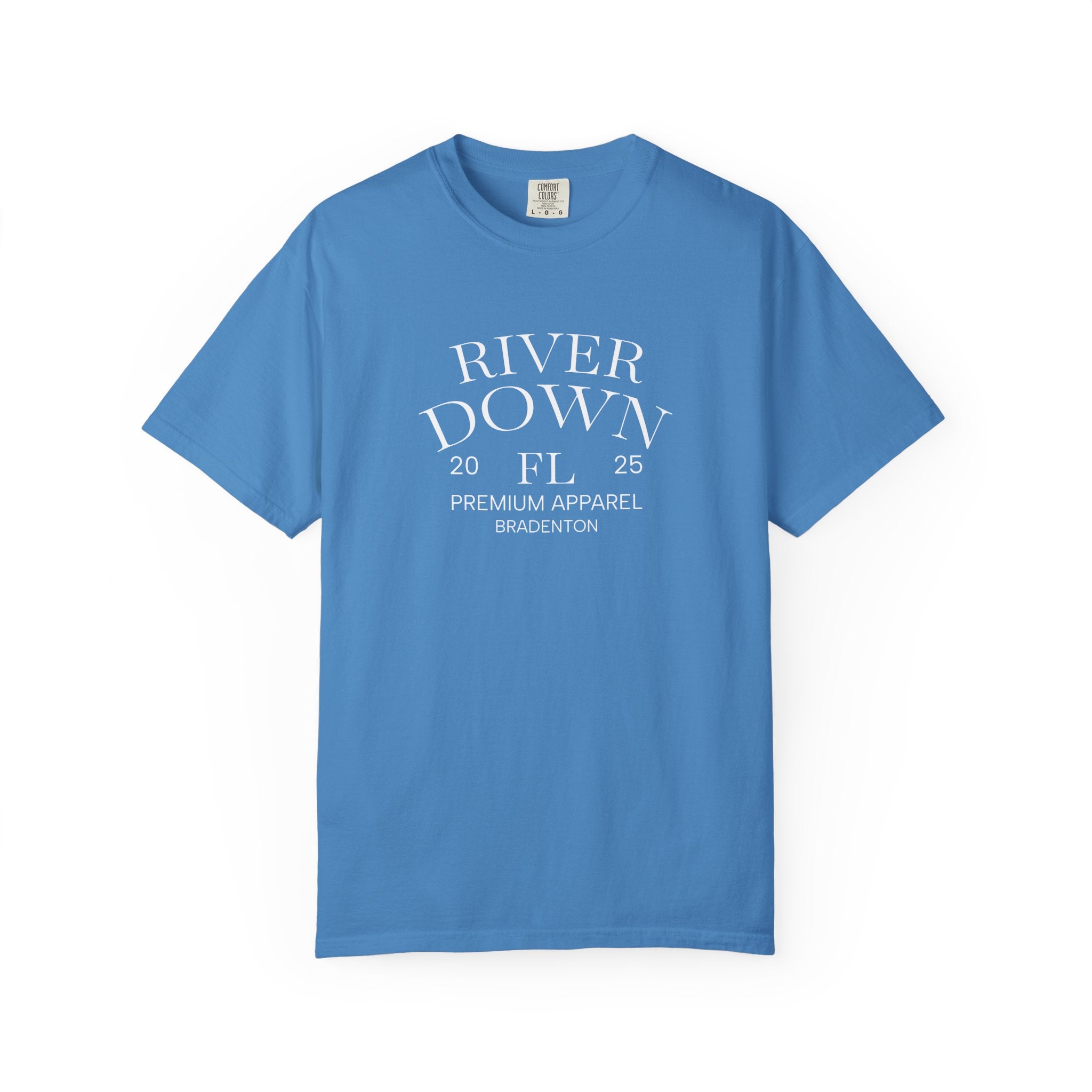 101 -  Tee Multi Colors Monogram R|D Plain Back Classic Tee — Minimalist Initials T-Shirt
