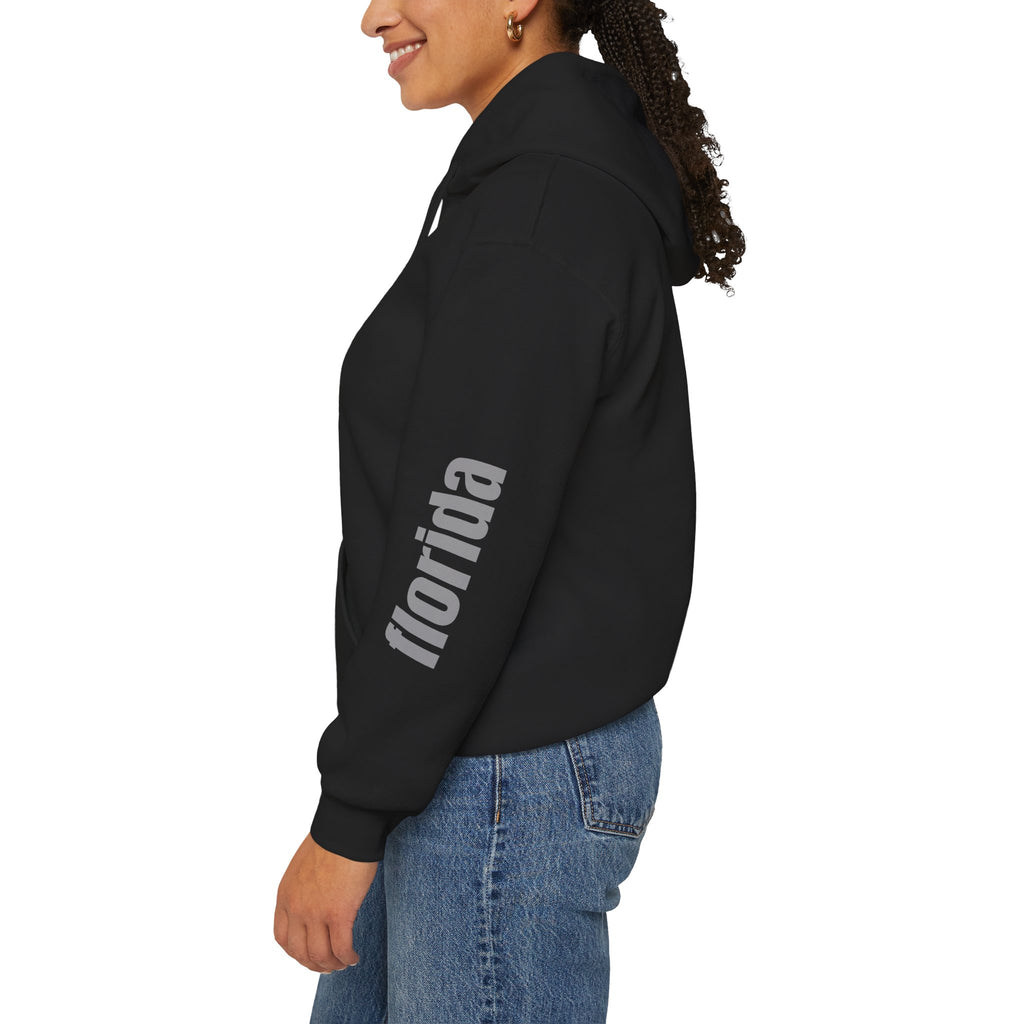 4 - Unisex Heavy RD Overlay Hooded Sweatshirt