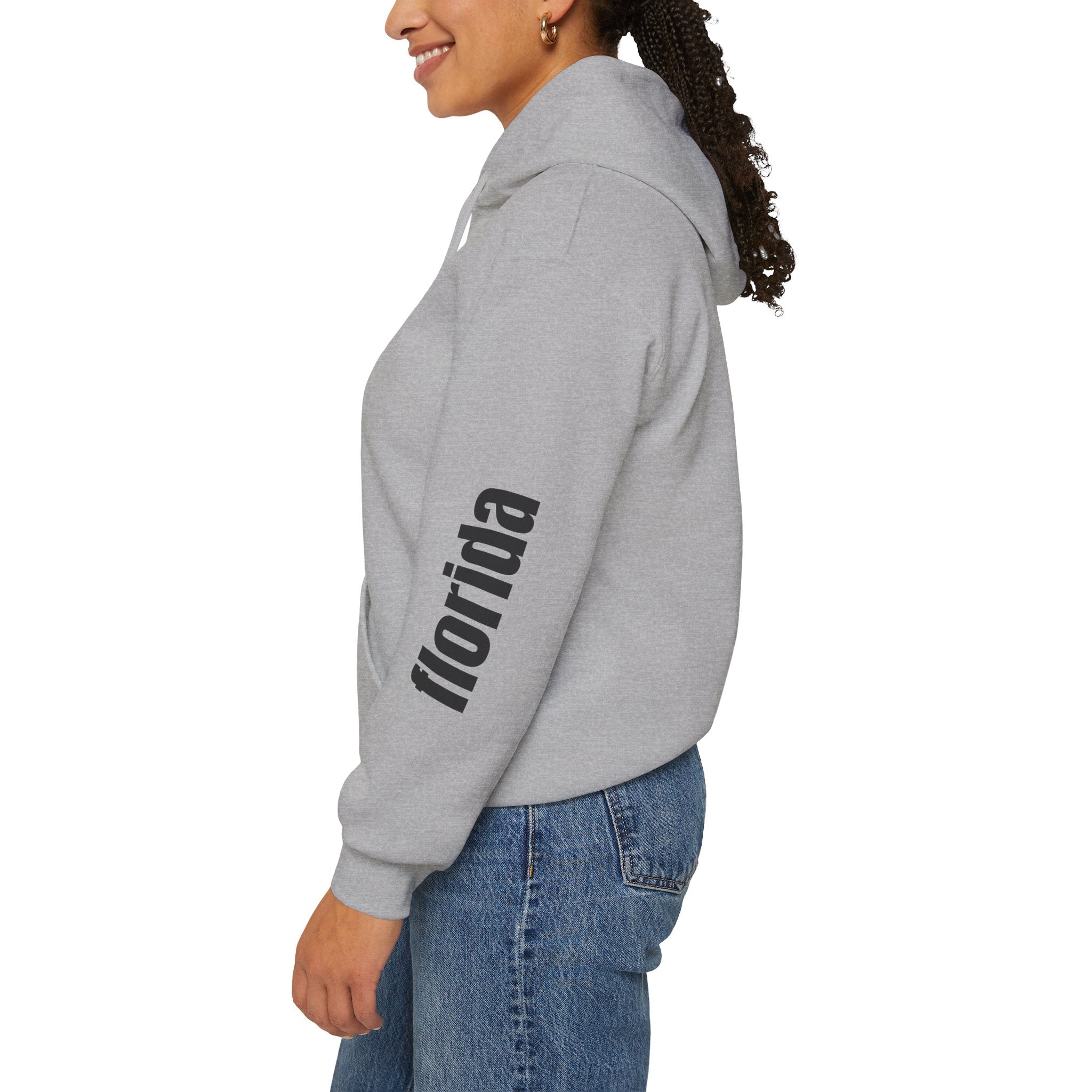 4 - Unisex Heavy RD Overlay Hooded Sweatshirt