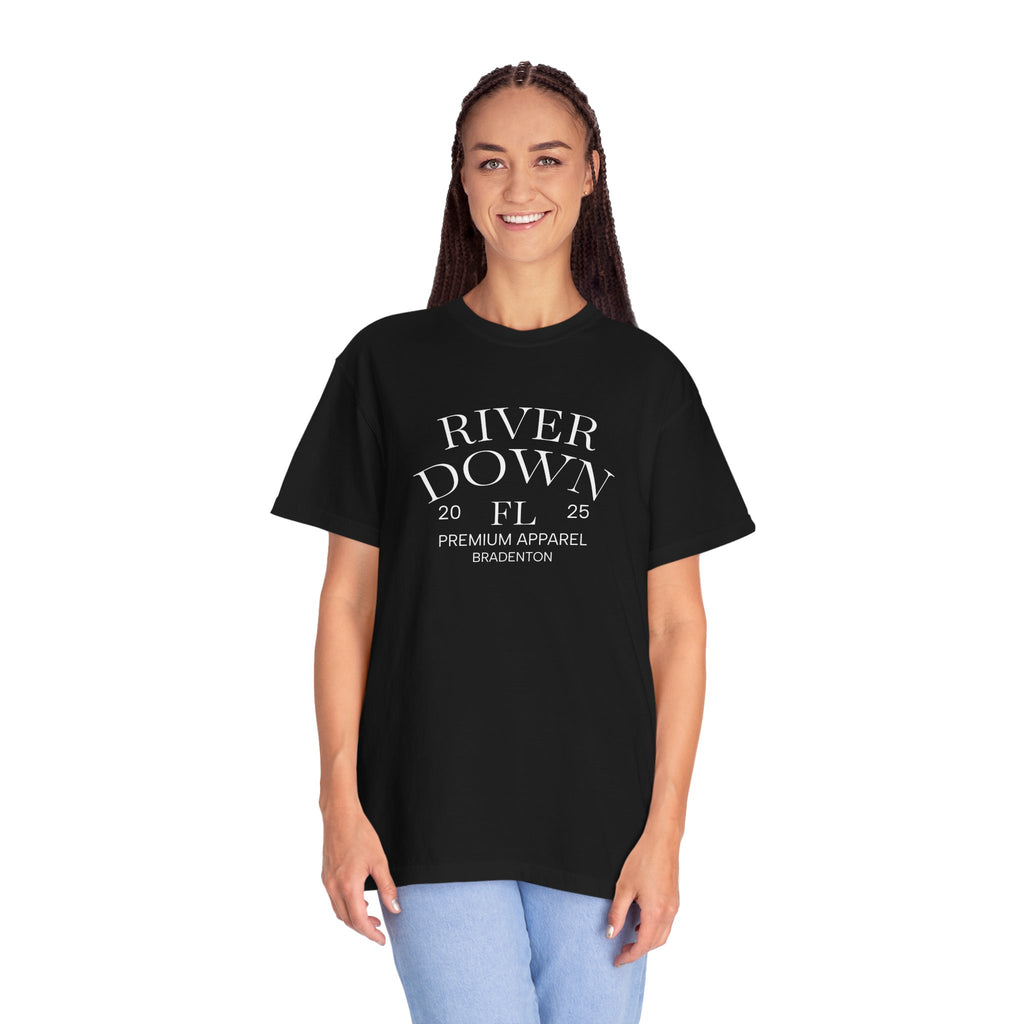 101 -  Tee Multi Colors Monogram R|D Plain Back Classic Tee — Minimalist Initials T-Shirt