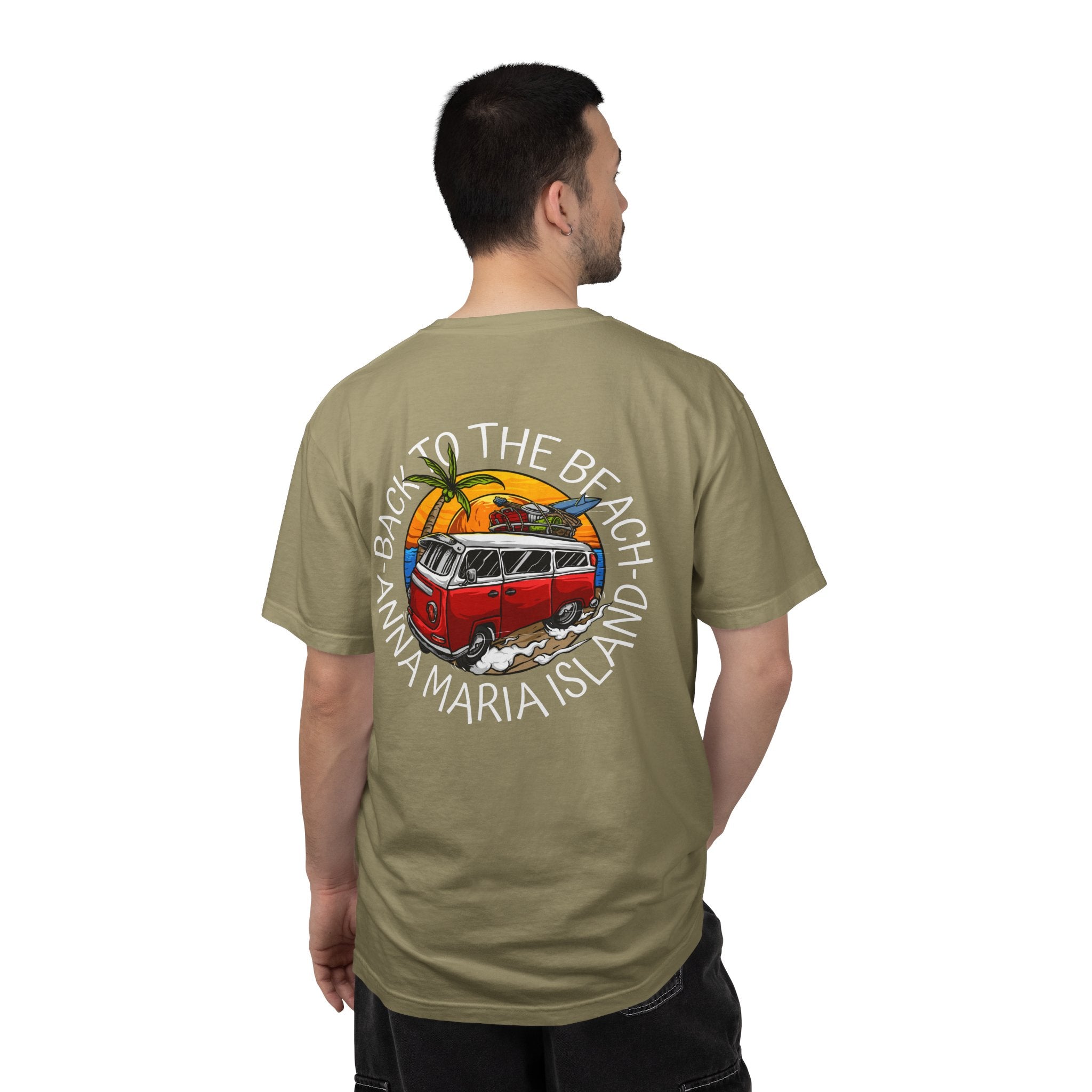 10 - Tee Multi Colors Back to the Beach -  Minimalist Initials T-Shirt