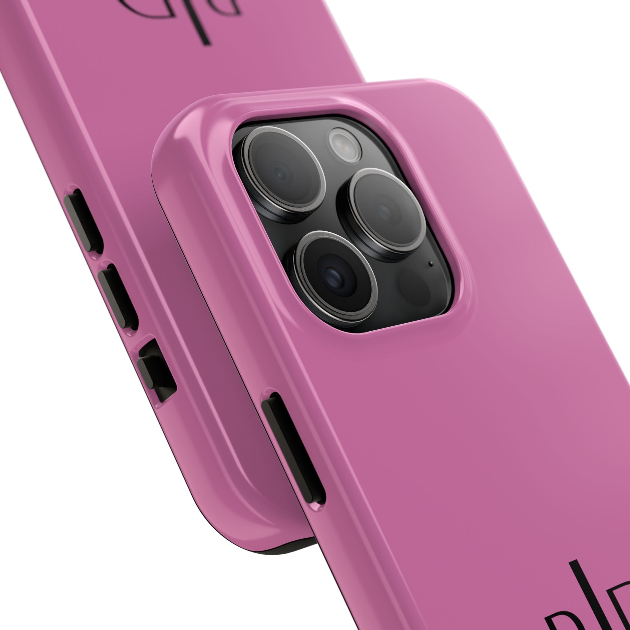 924 - Phone Case Pink Peddle — Durable Protective Phone Cover with Monogram Logo