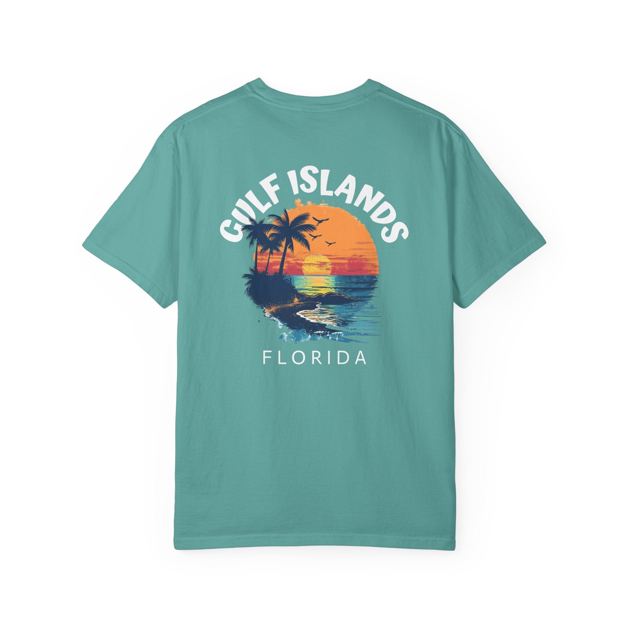 10 - Tee Multi Colors Gulf Islands Minimalist Initials T-Shirt