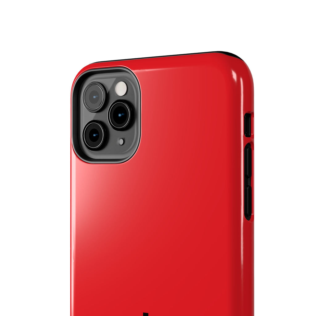 924 - Phone Case Red Berry — Durable Protective Phone Cover with Monogram Logo