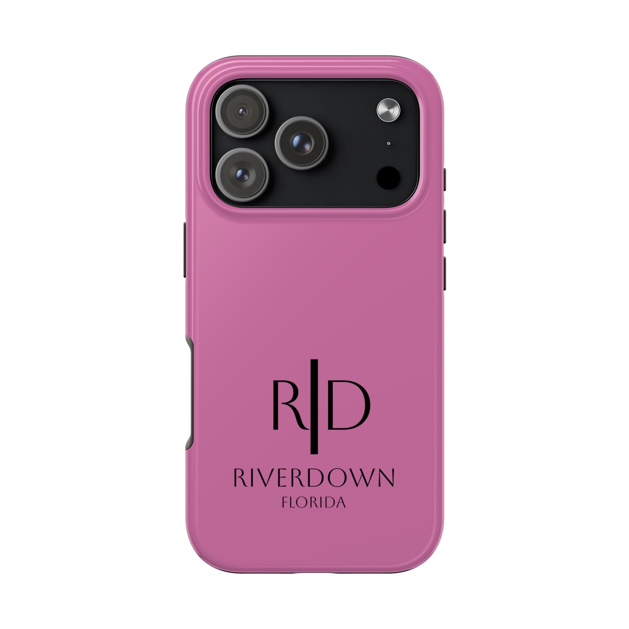 924 - Phone Case Pink Peddle — Durable Protective Phone Cover with Monogram Logo