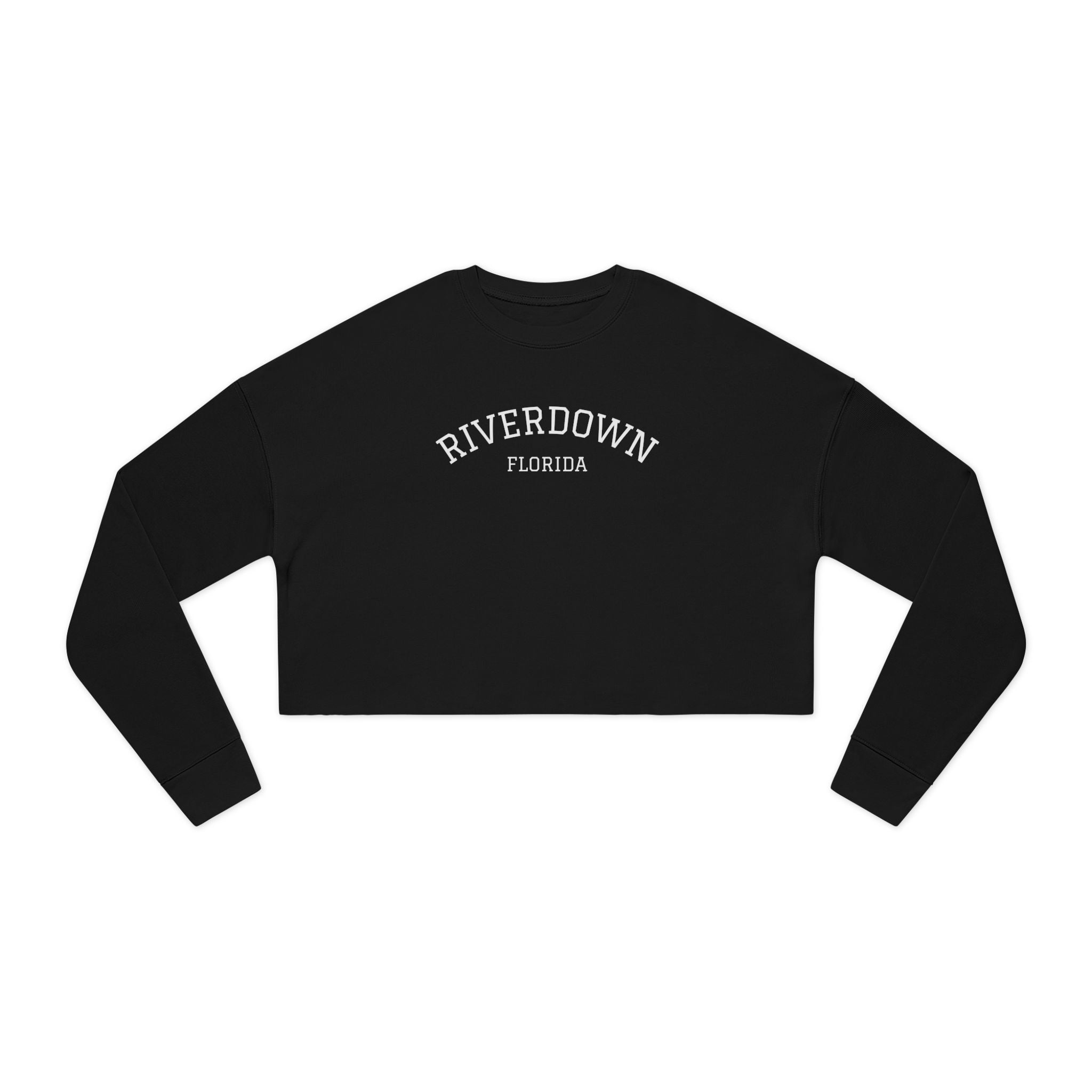 3 - Sweatshirt  Multi Colors Cropped — Minimal Monogram RD Women's Cozy Crop