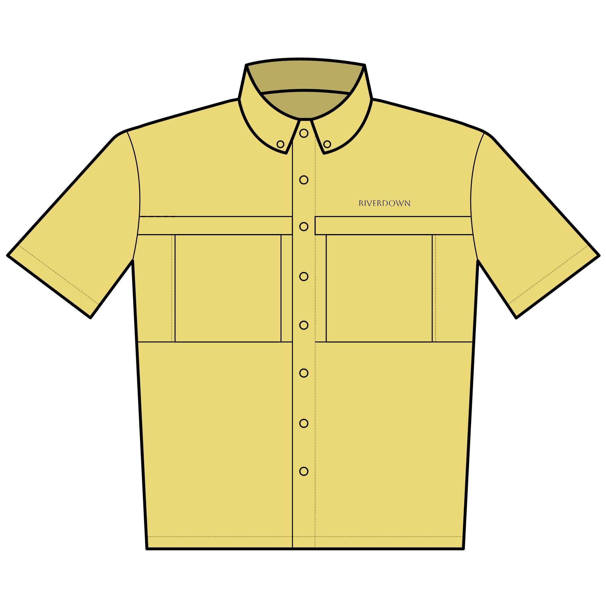 121 - Embroidered UV Daybreak Short Sleeve Shirt — Lightweight Work & Outdoor Shirt