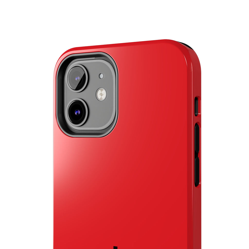 924 - Phone Case Red Berry — Durable Protective Phone Cover with Monogram Logo