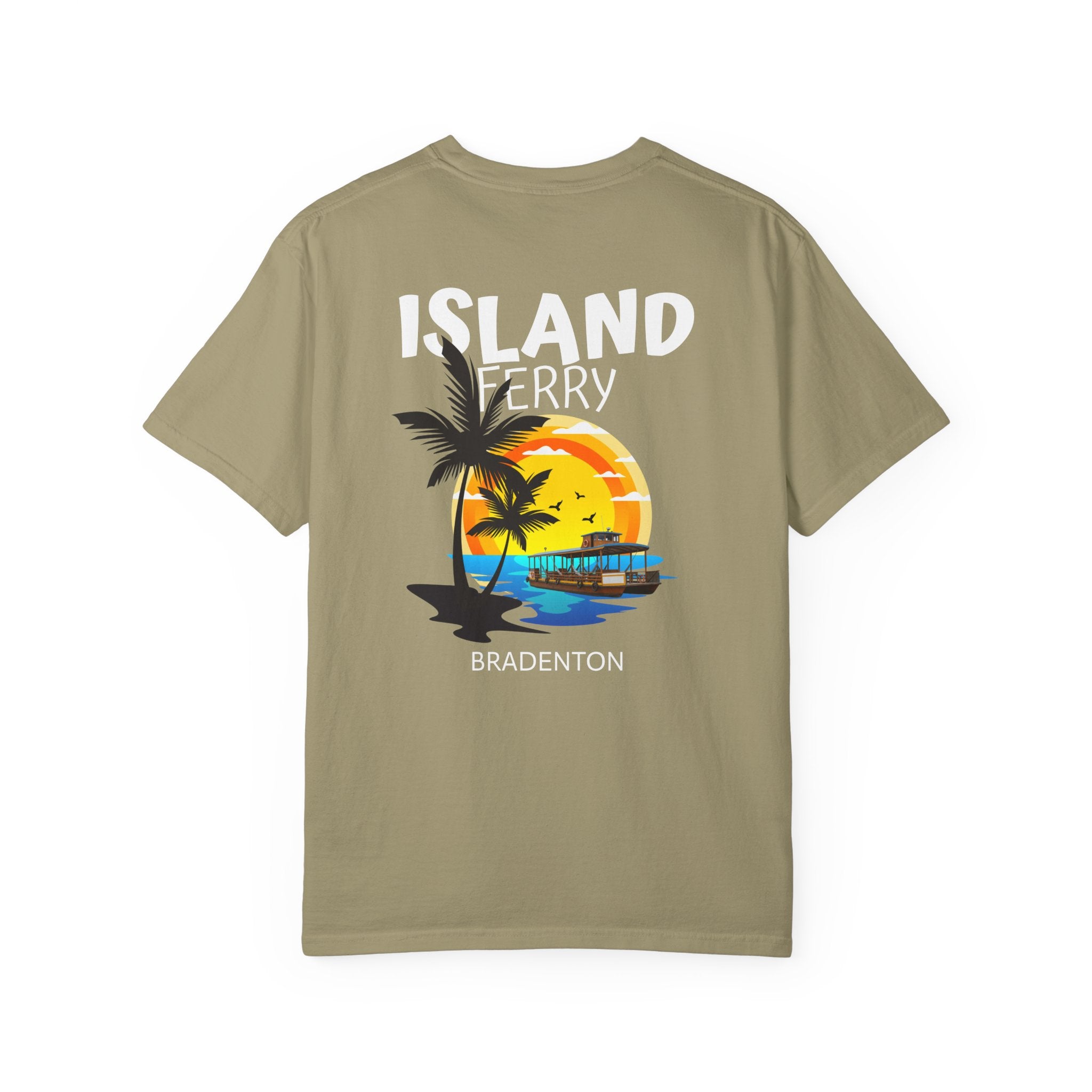 10 - Tee Multi Colors Island Ferry -  Minimalist Initials T-Shirt