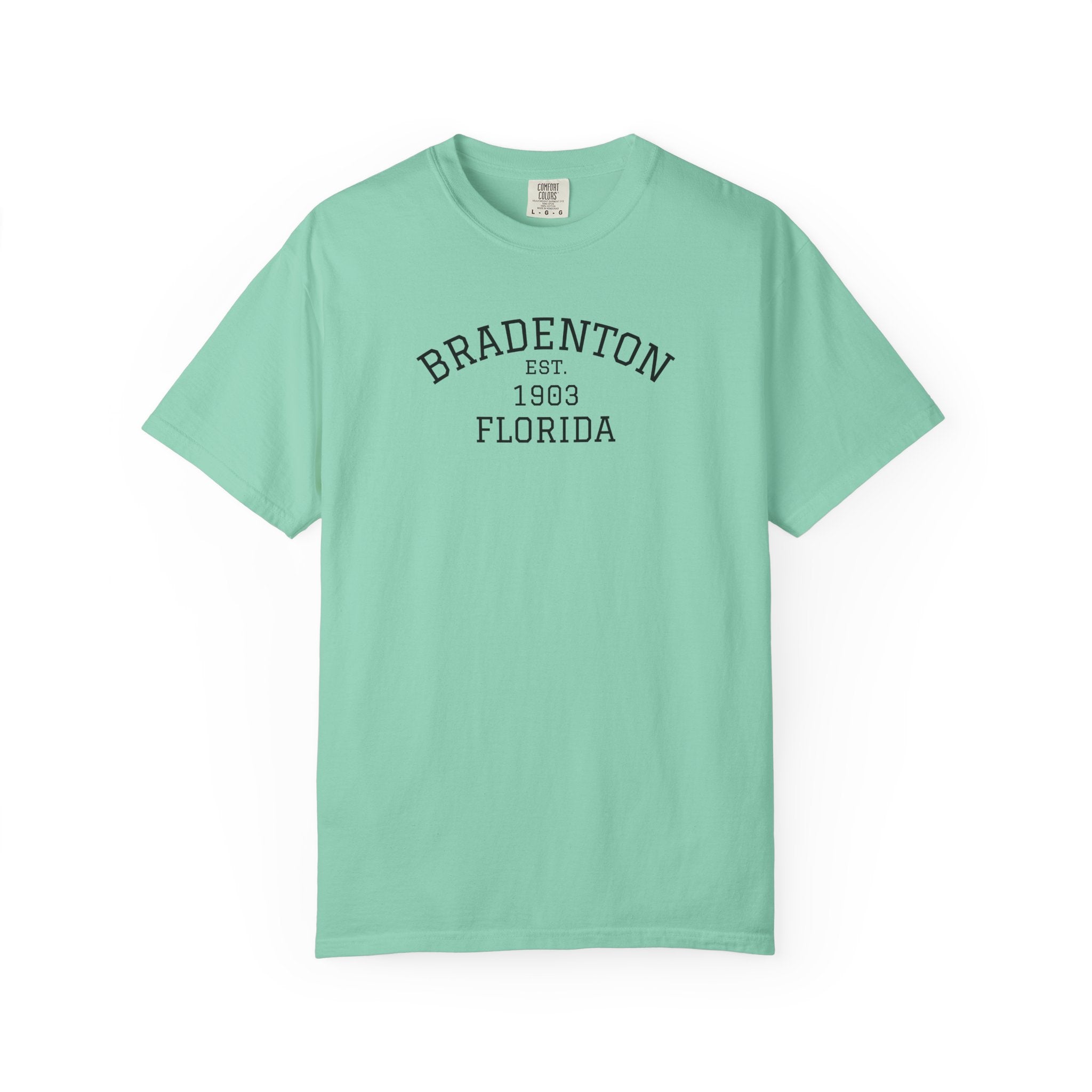 10 - Tee Multi Colors Florida Cracker -  Minimalist Initials T-Shirt
