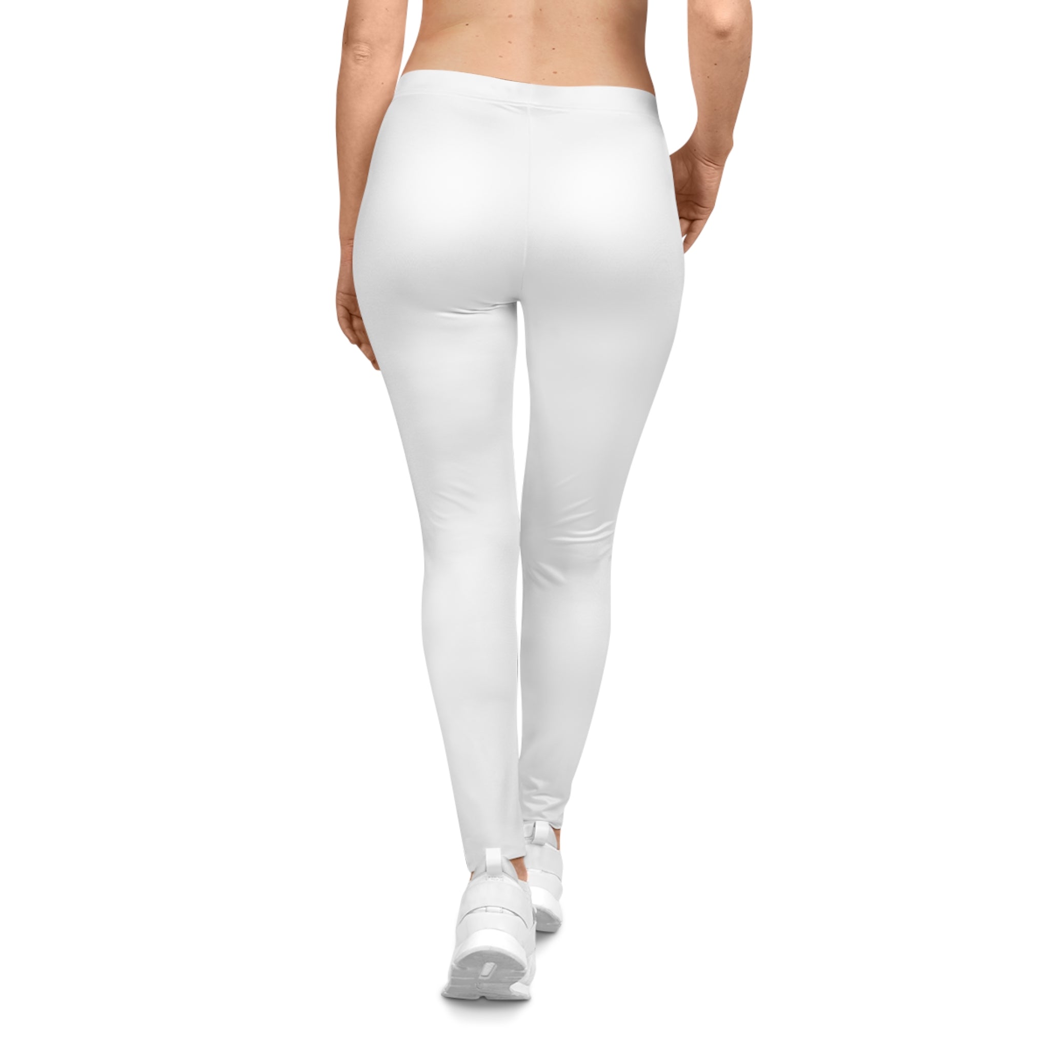 61 - Leggings  Minimal White Cap Women's Leggings — Casual Everyday AOP Leggings