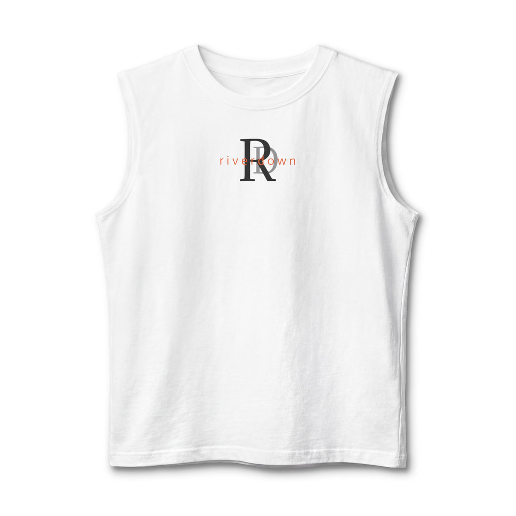 14 - Tank Top Multi Colors Minimalist RD Muscle Tank — Slim Fit Black Sleeveless Tee