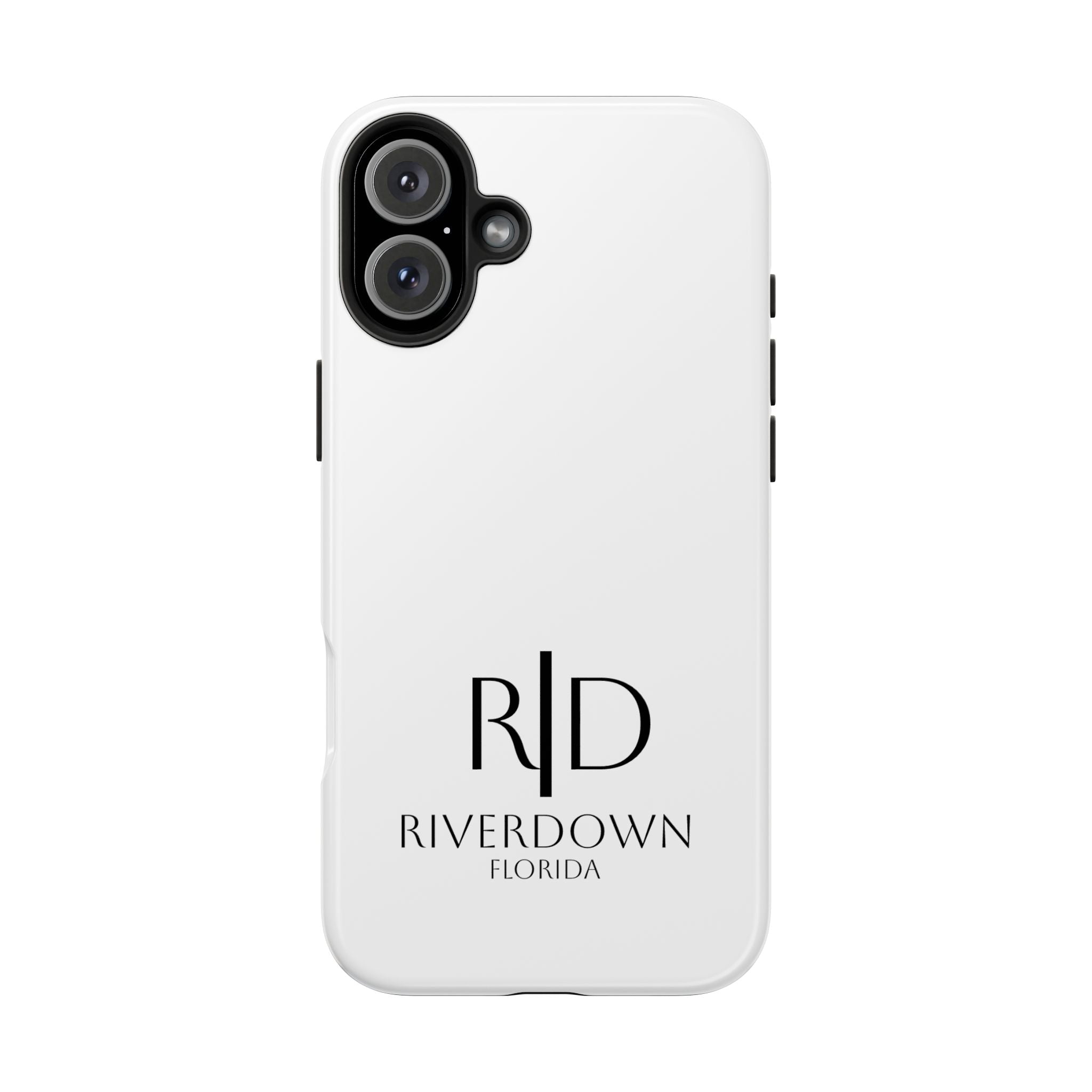 924 - Phone Case White Cap Riverdown Florida Tough Phone Case – Slim Protective iPhone Cover with R|D Logo