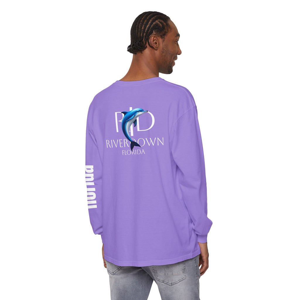 2 - Long Sleeve Tee Multi Colors 'R|D' — Florida Sleeve Graphic