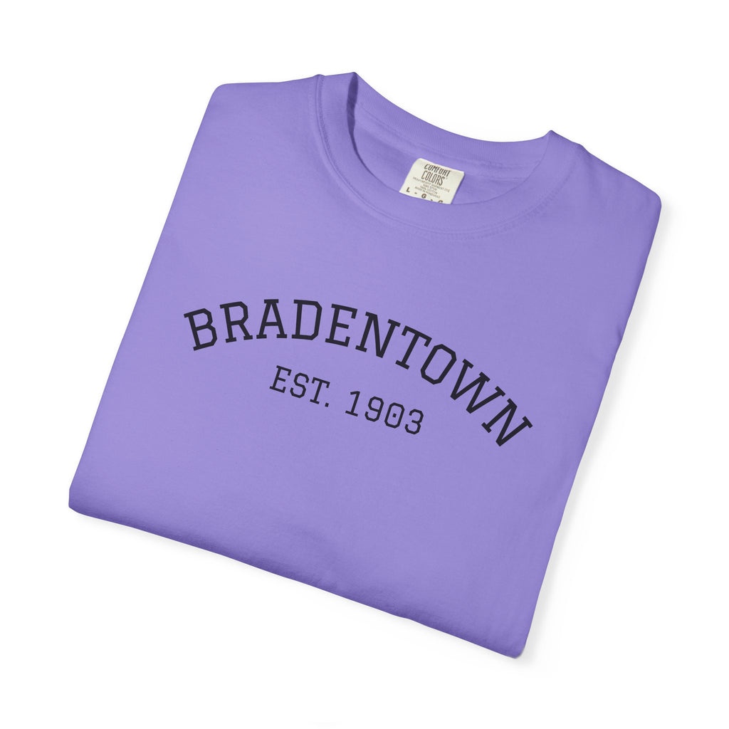 101 -  Tee Multi Colors Bradentown Classic Tee — Minimalist Initials T-Shirt